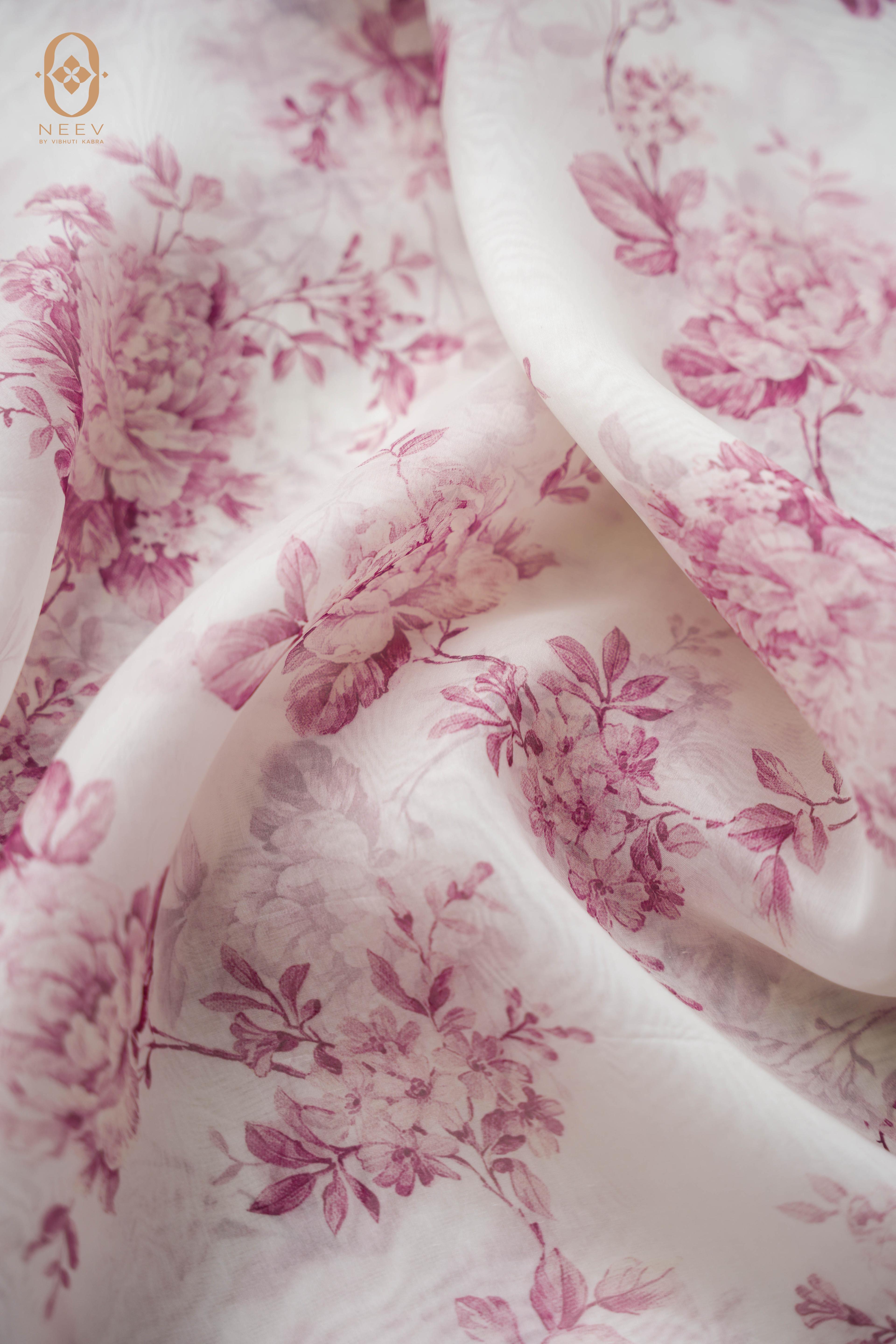 Printed Organza Fabric 
