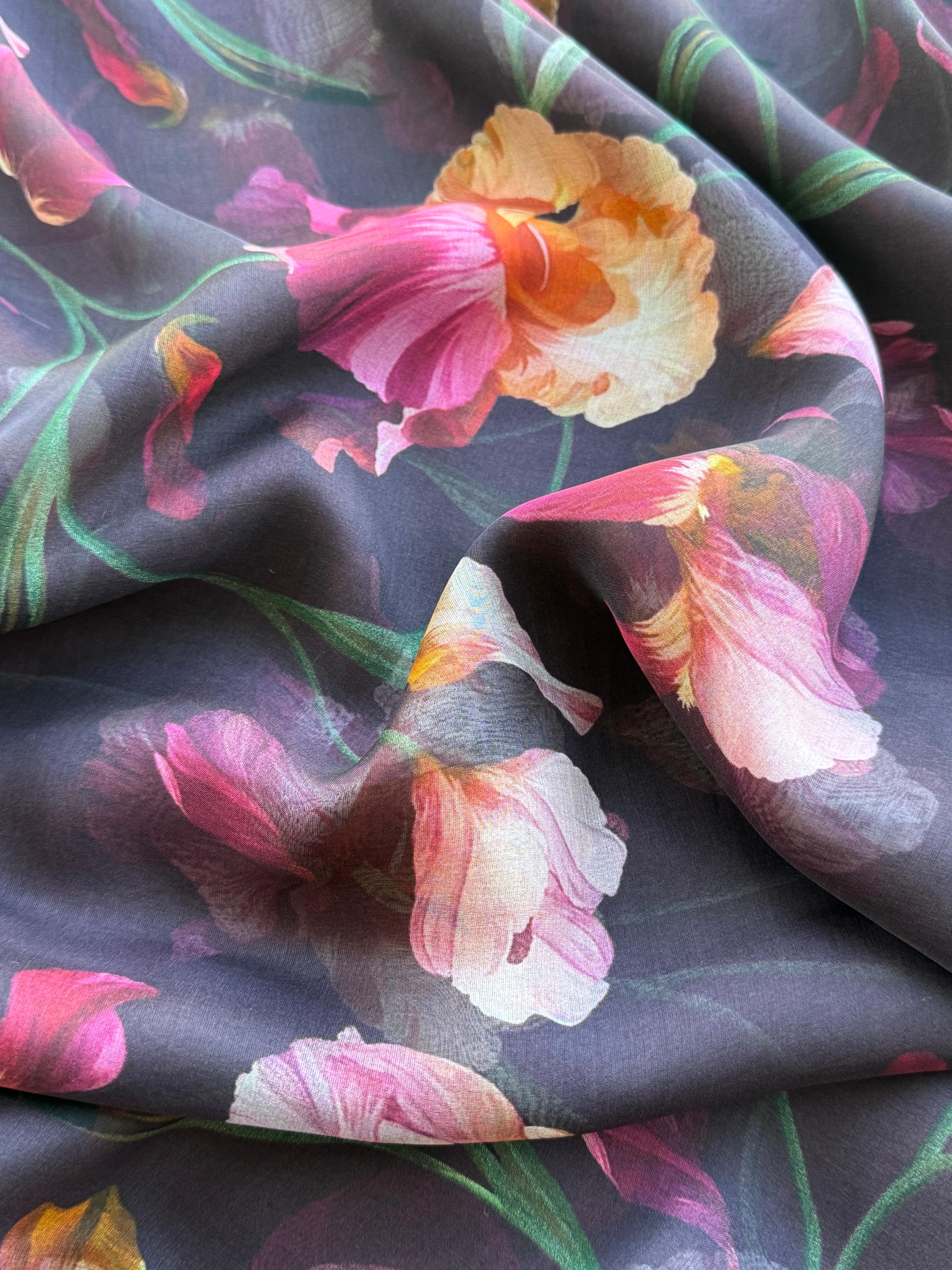 Premium Printed Chiffon Fabric