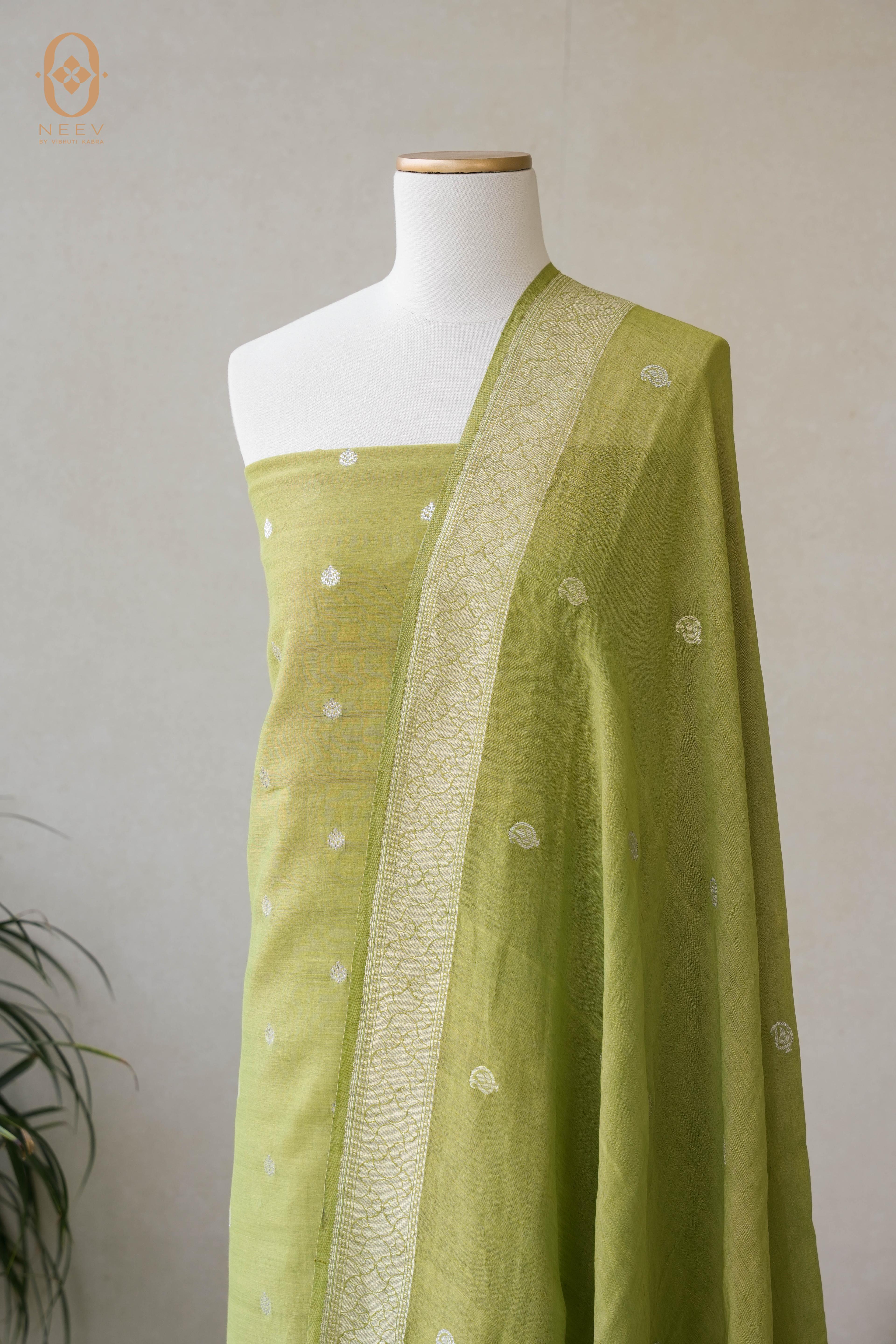 Mul Chanderi Suit Set