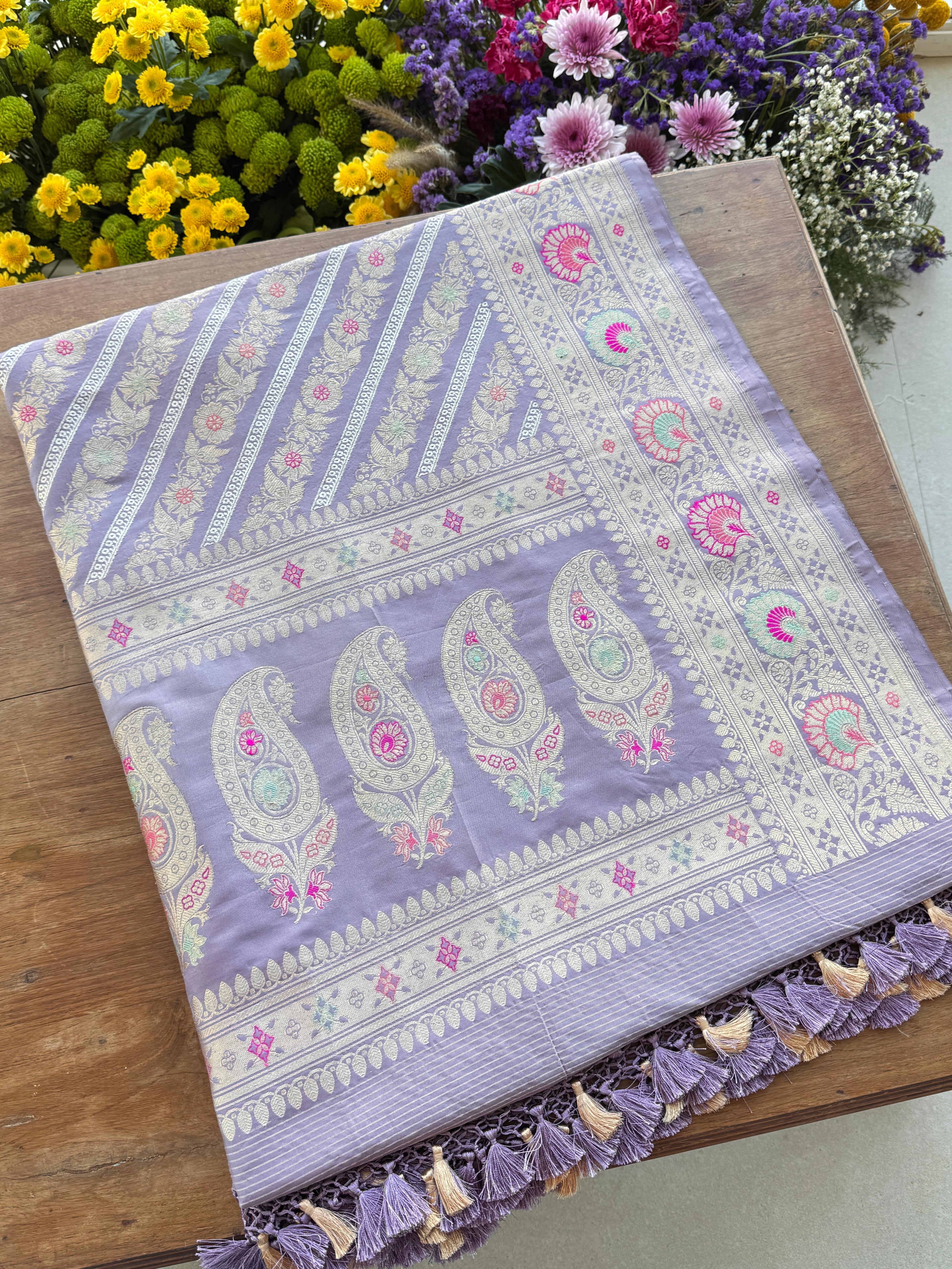 Katan Silk Meena Khadwa Dupatta
