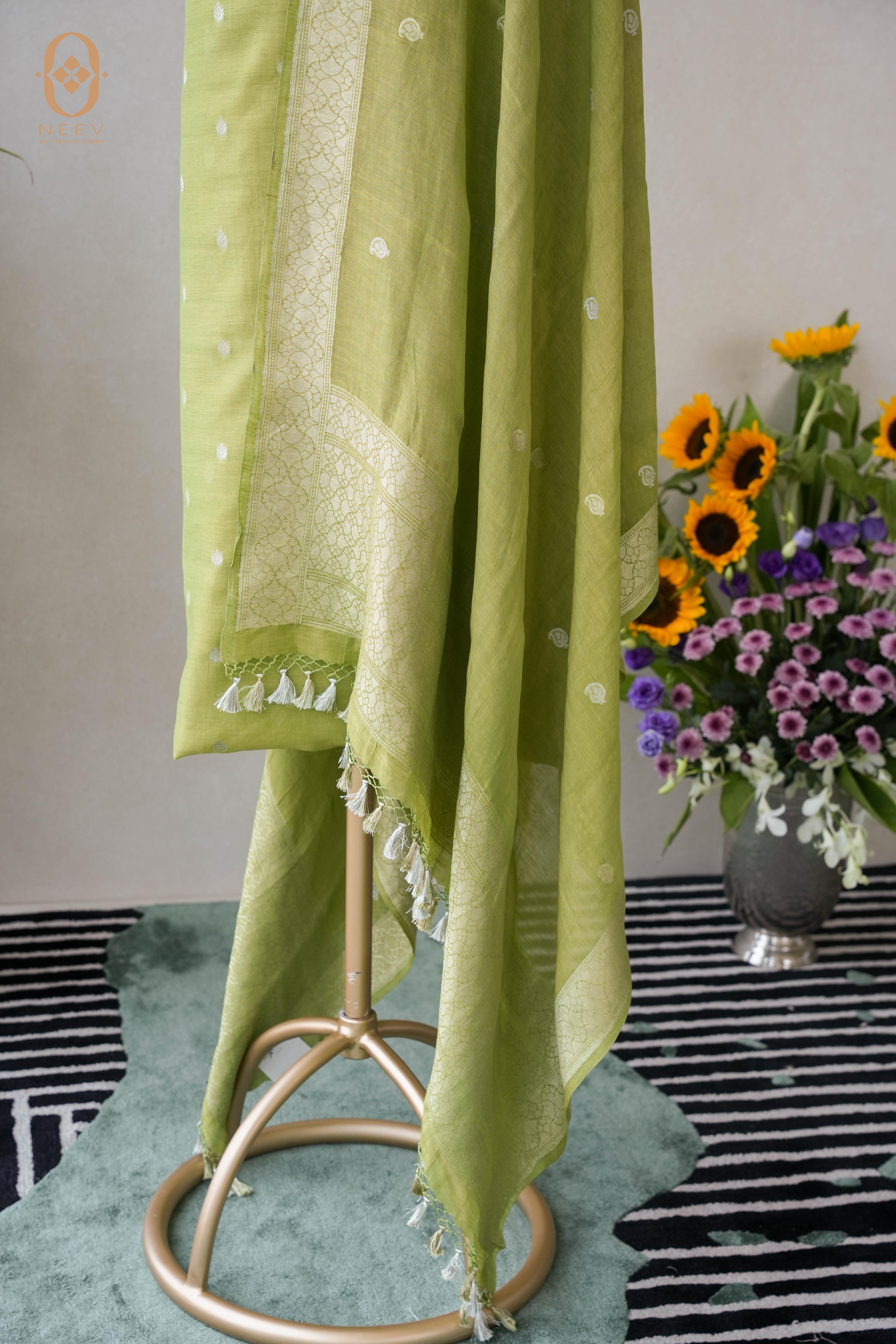 Mul Chanderi Suit Set