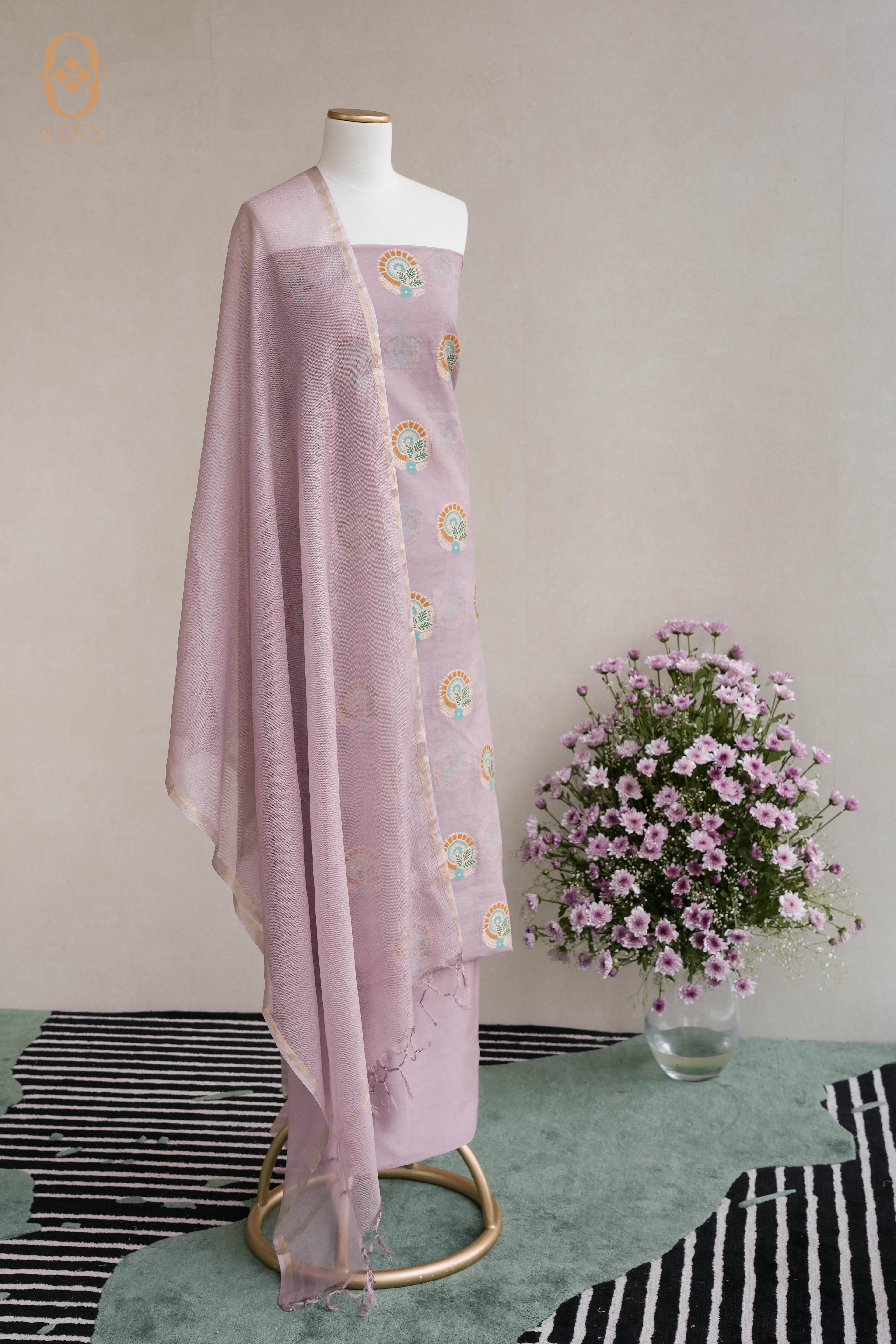 Chanderi Cotton Suit Set  