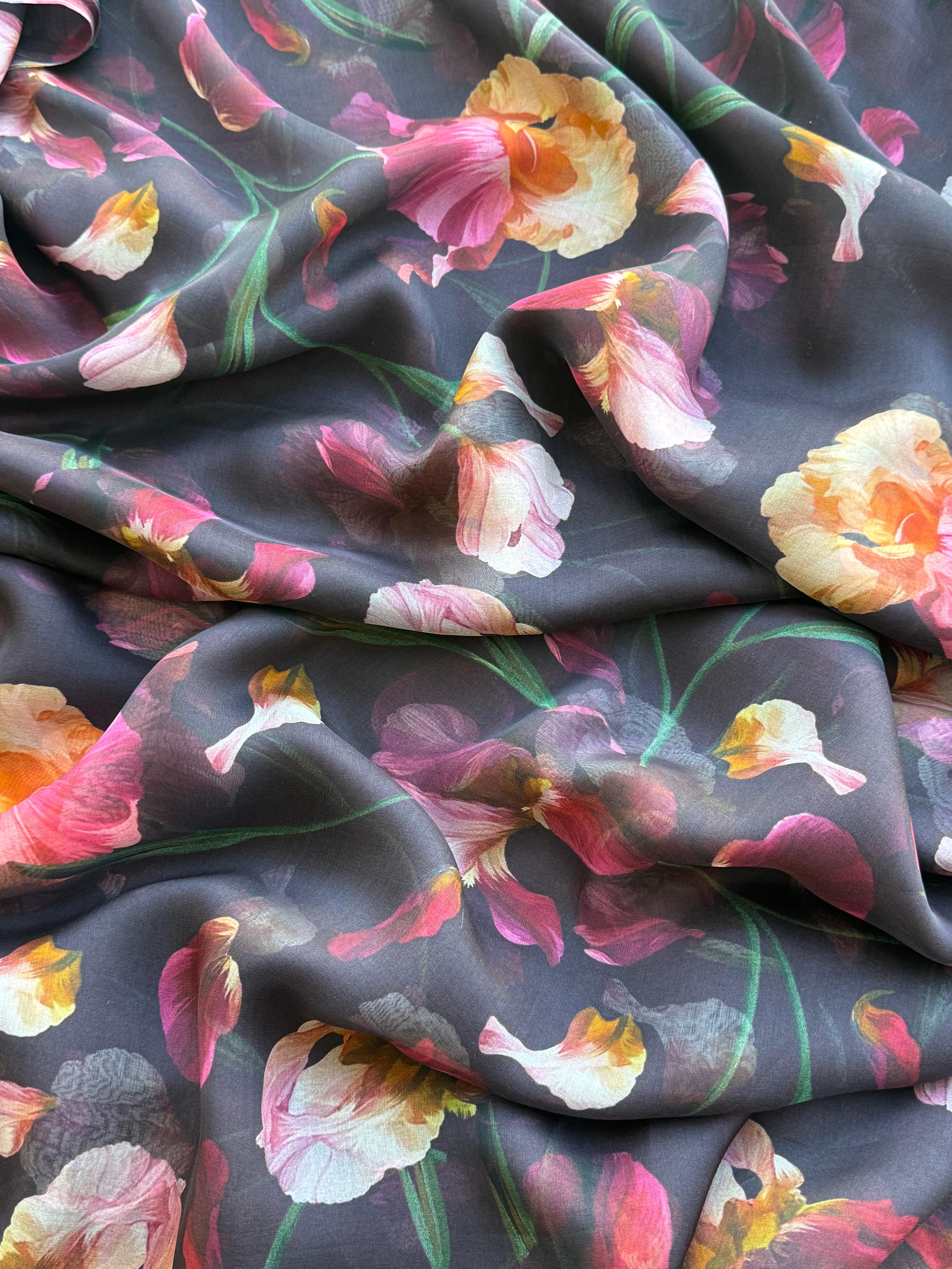 Premium Printed Chiffon Fabric