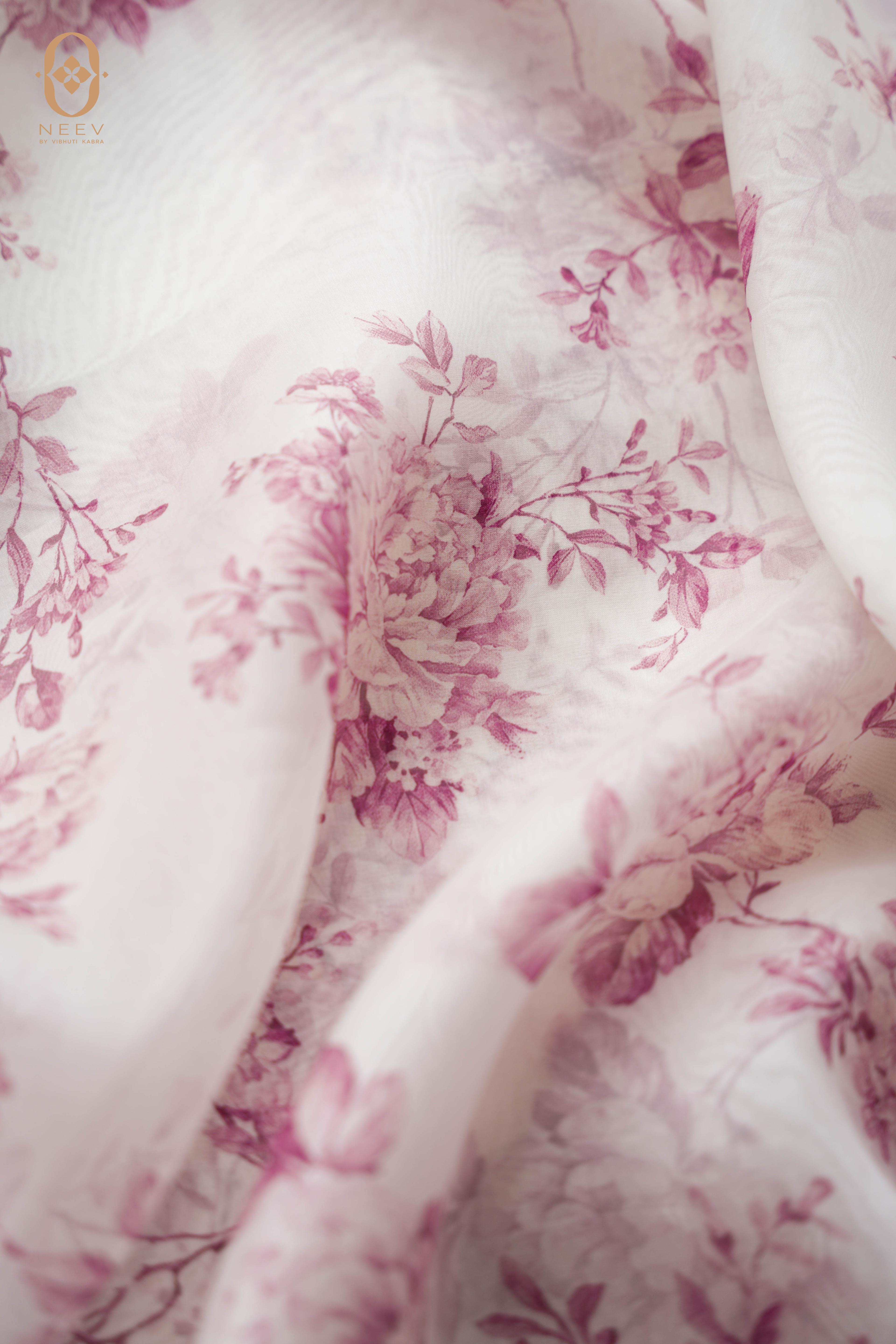 Printed Organza Fabric 