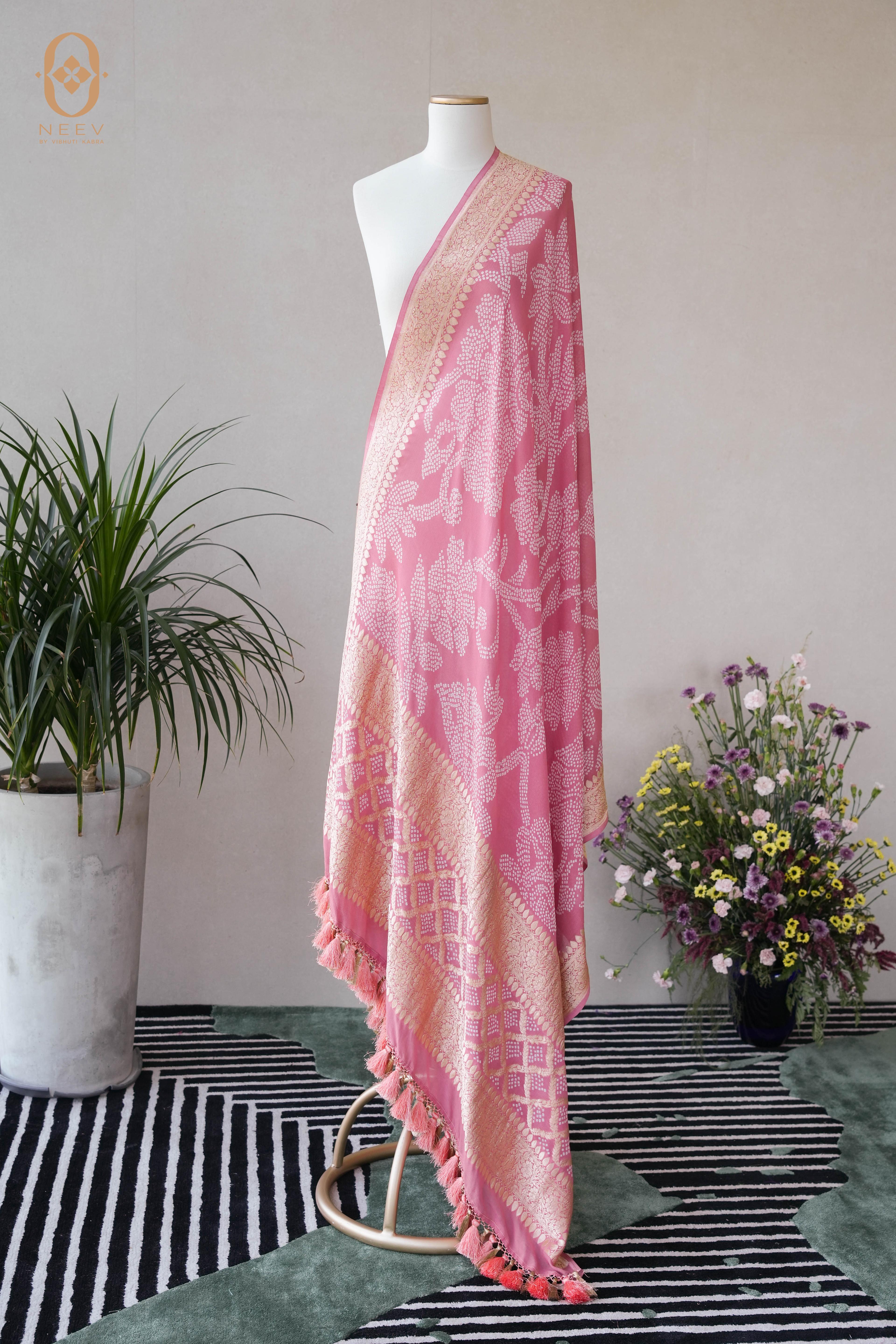 Georgette Bandhani Dupatta