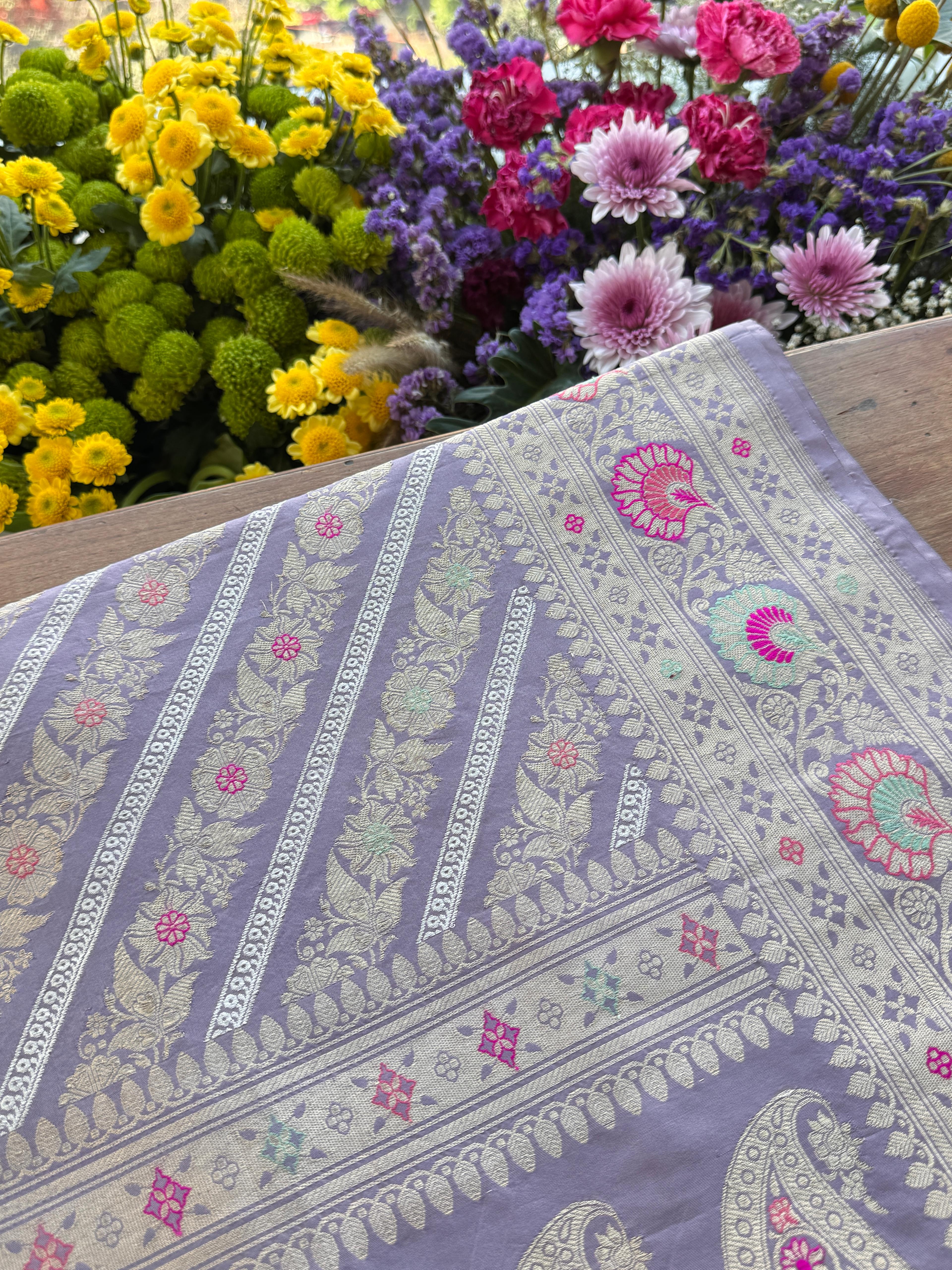 Katan Silk Meena Khadwa Dupatta