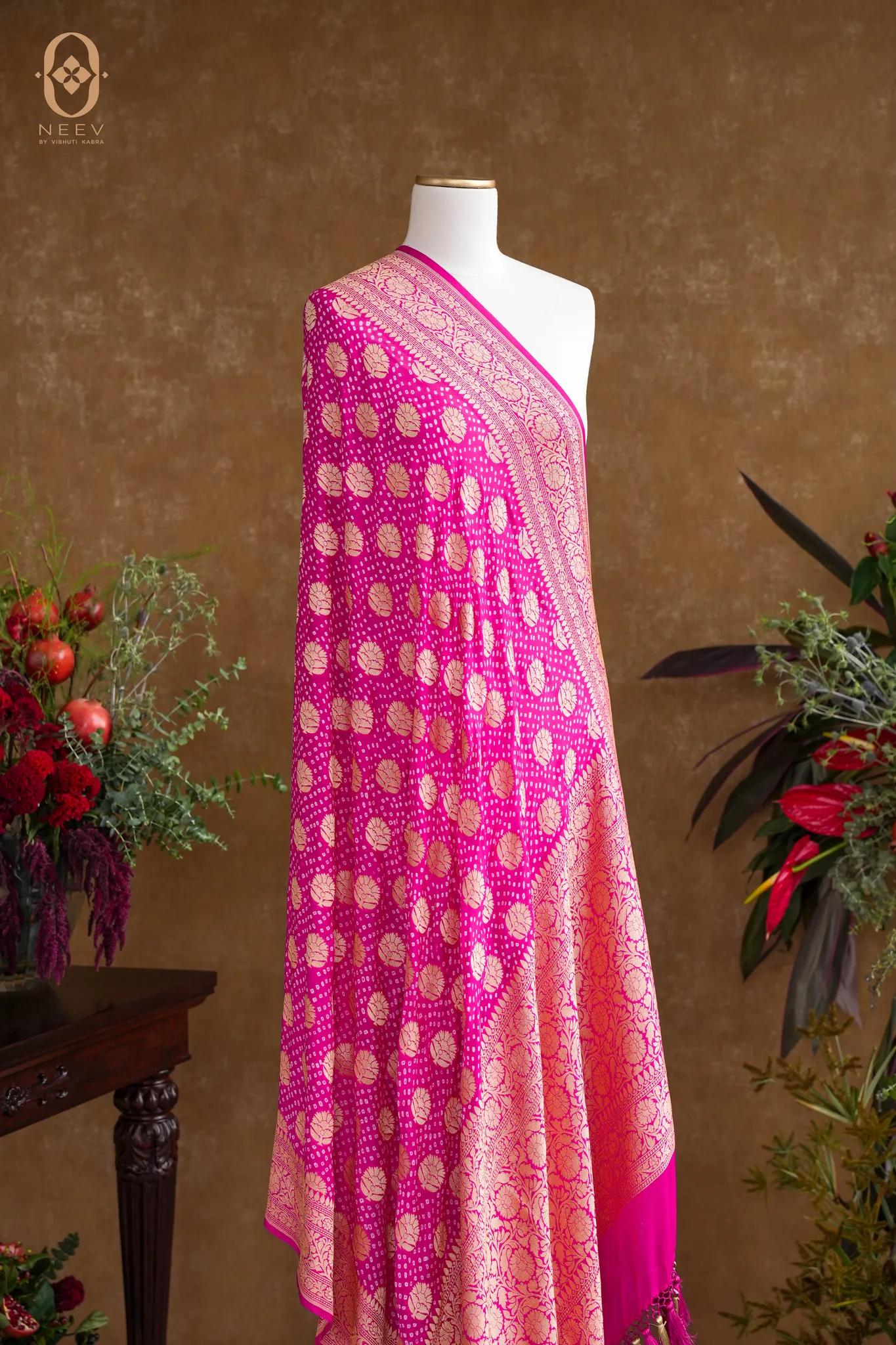 Georgette Bandhani Dupatta