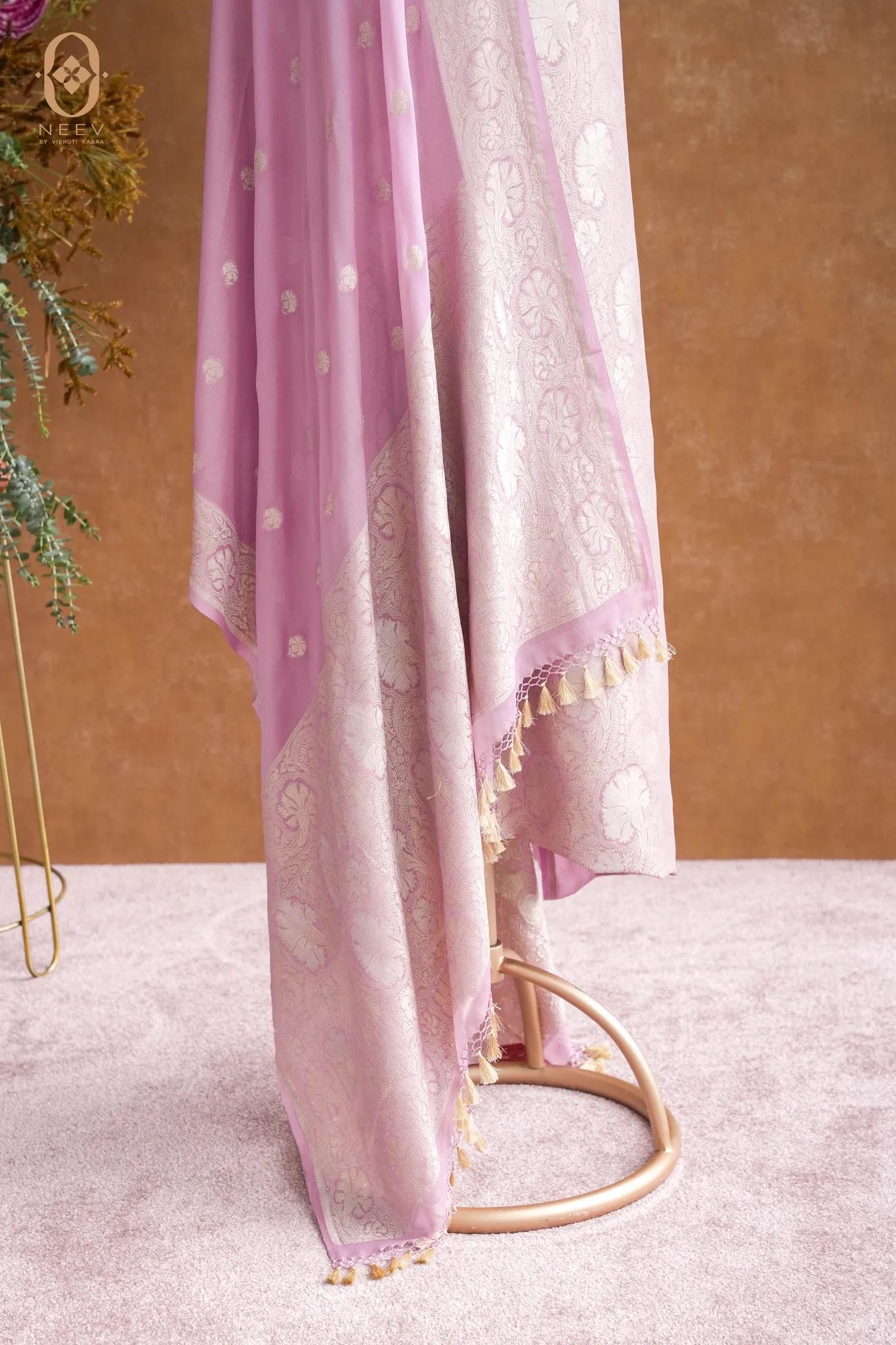 Georgette Brocade Suit Set