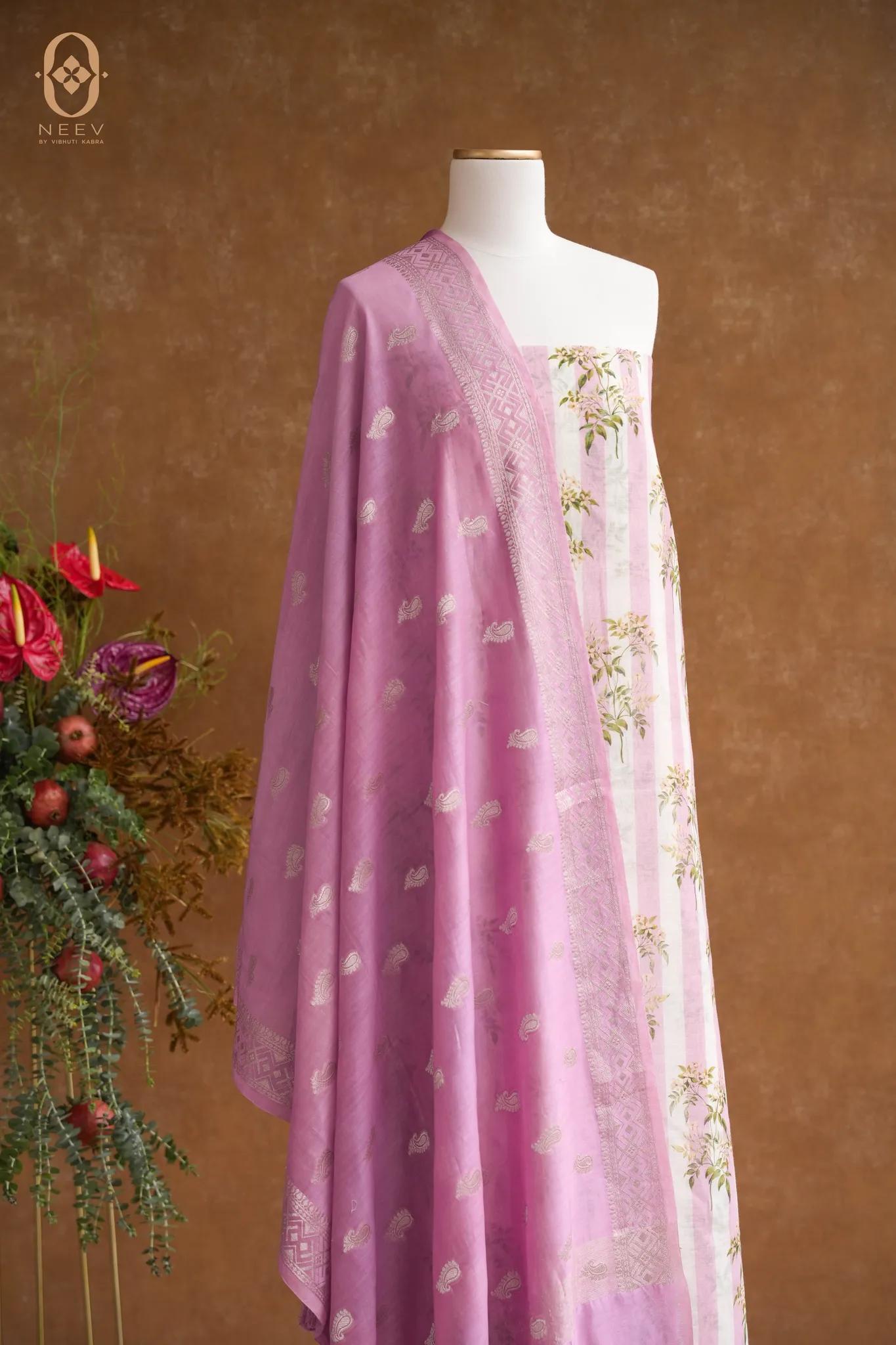 Printed Cotton Suit Set