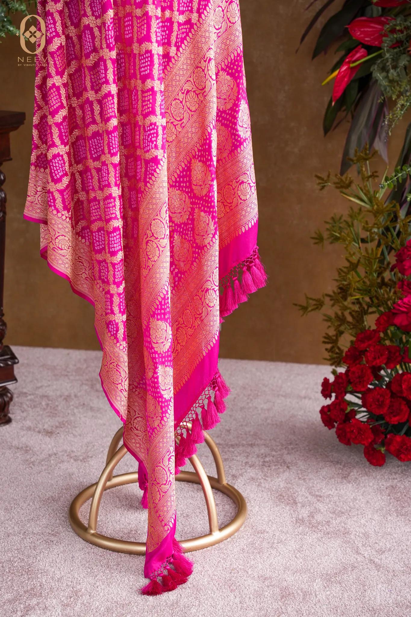 Georgette Bandhani Dupatta