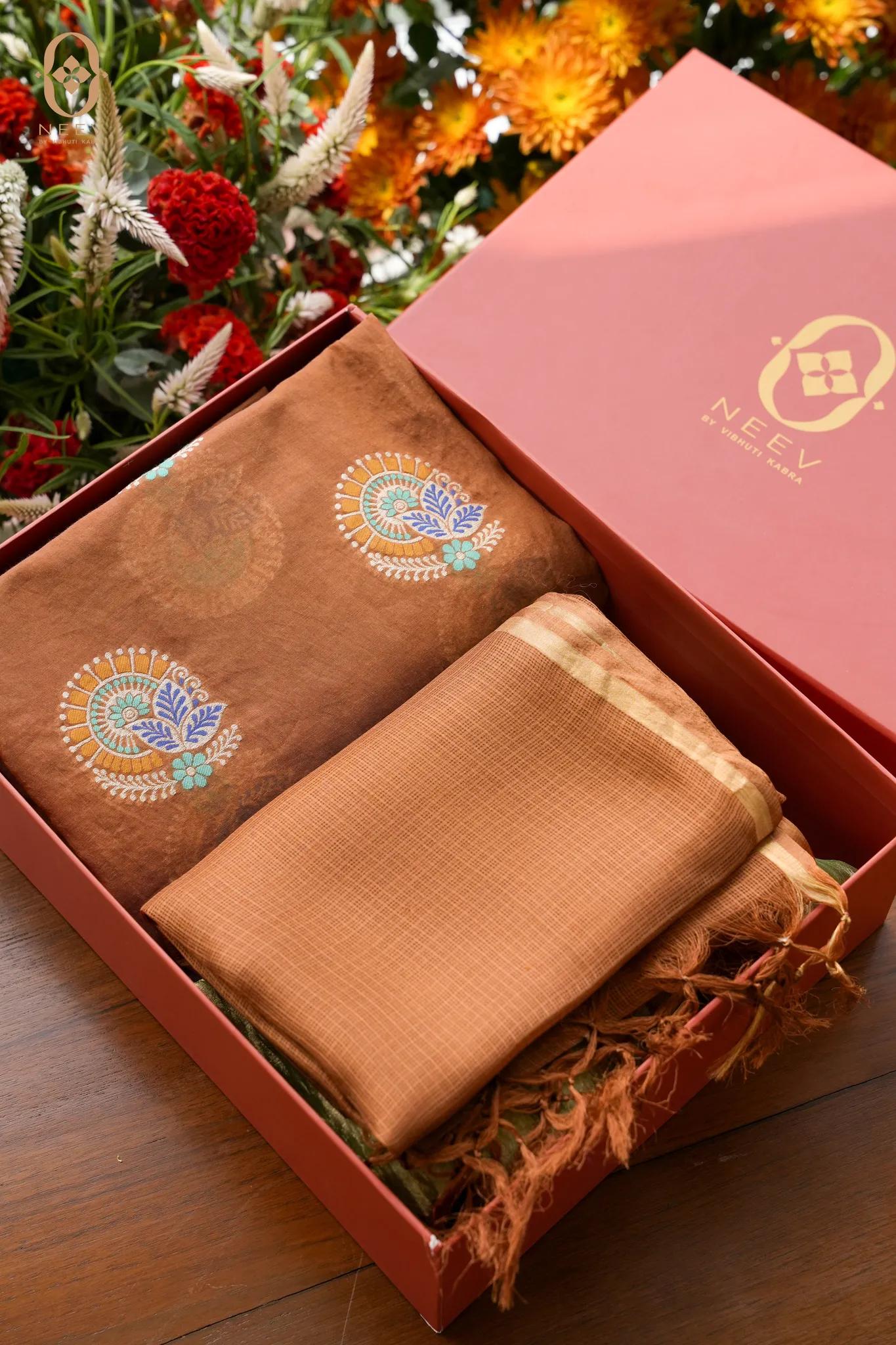 Chanderi Suit Set