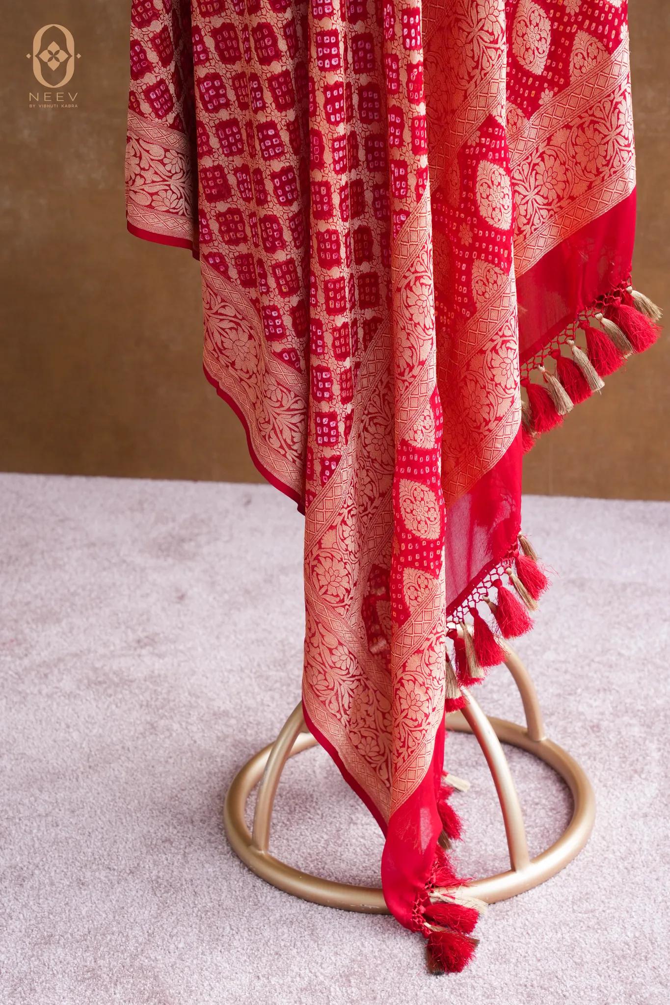 Georgette Bandhani Dupatta