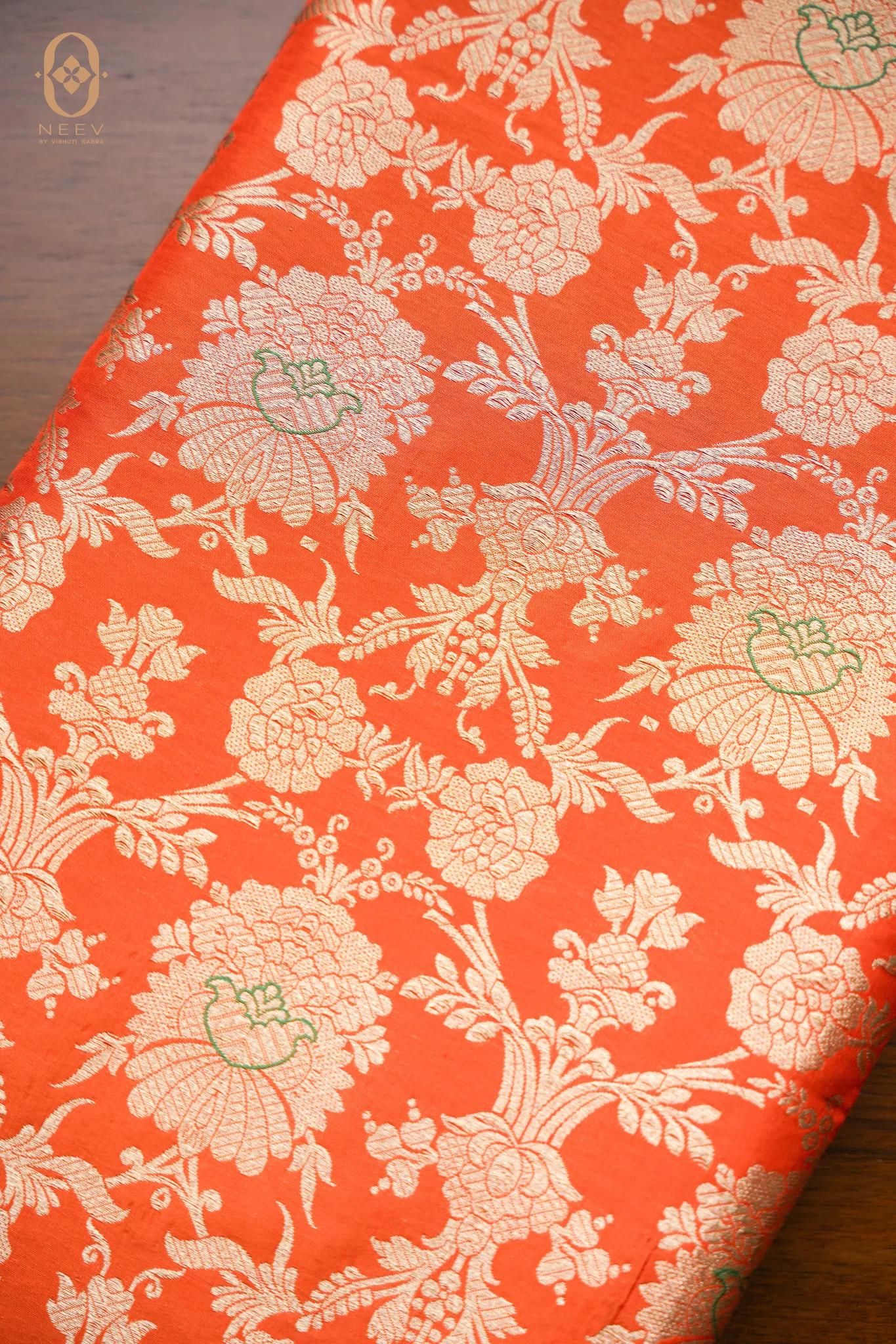Katan Silk Brocade Fabric
