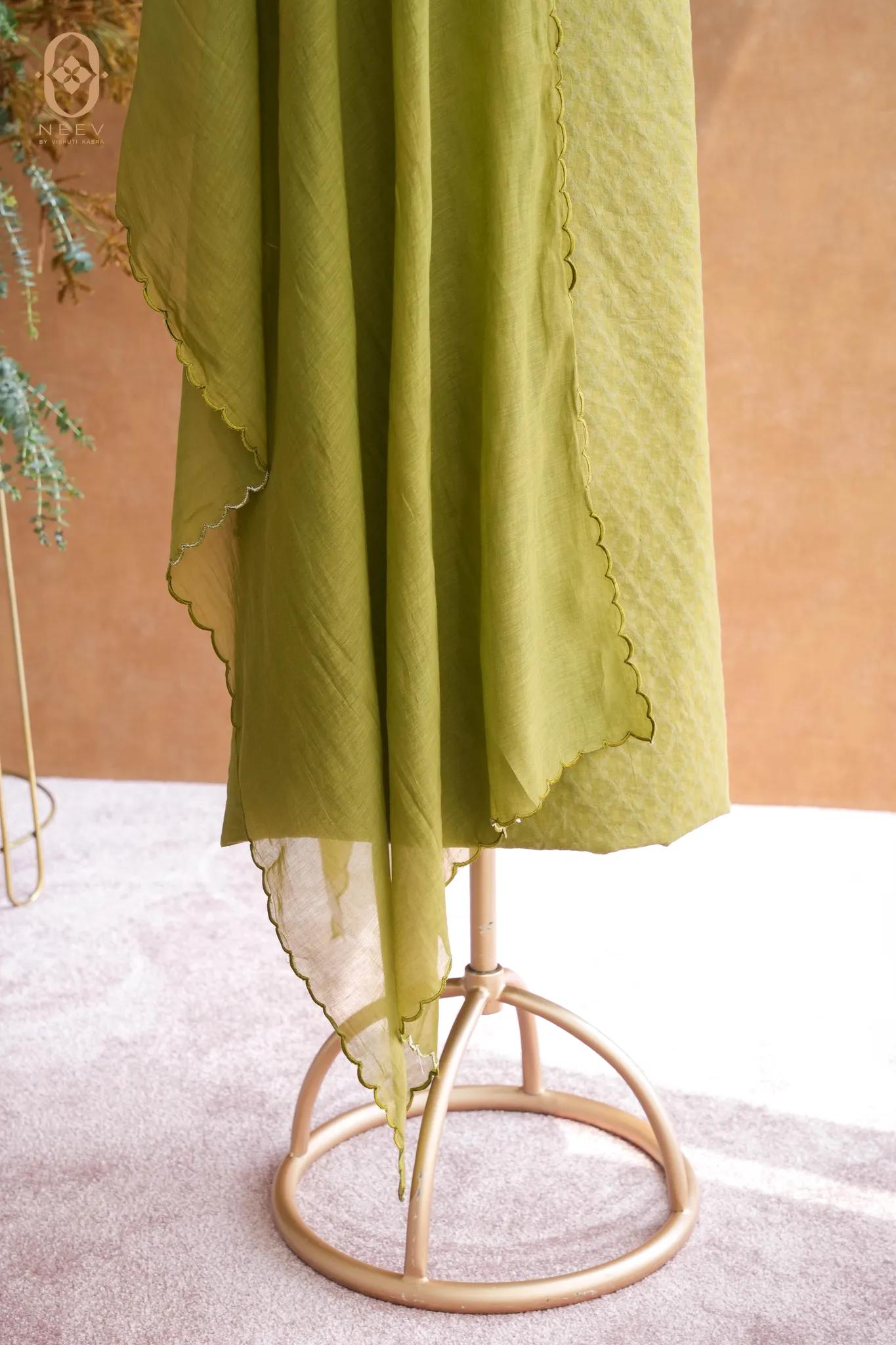 Chanderi Jacquard Suit Set