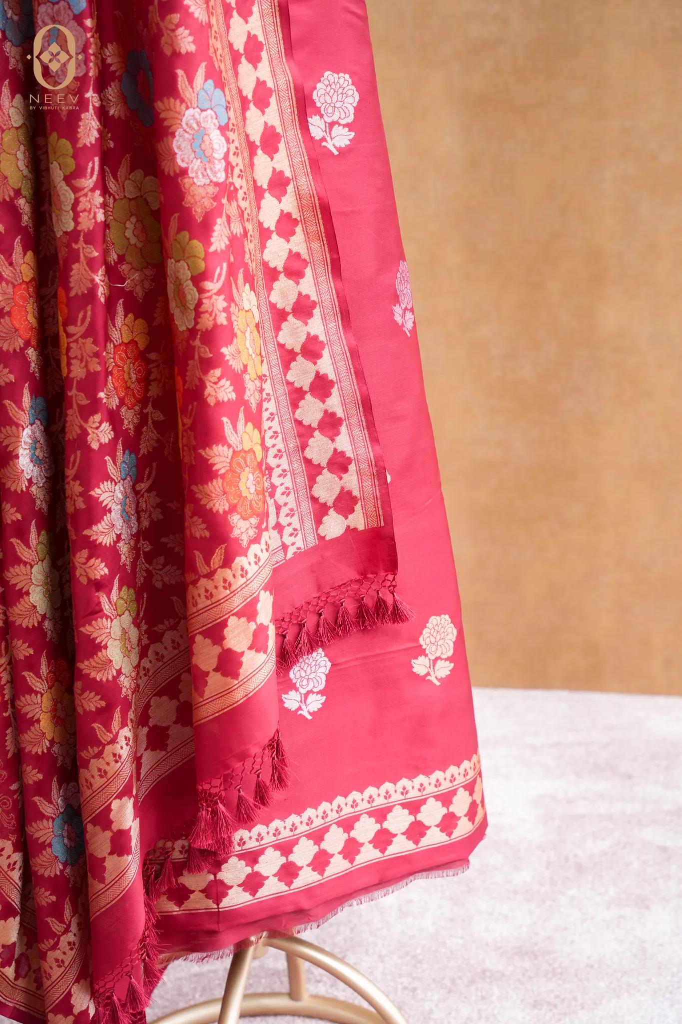 Ek Tara Katan Silk Multi Meena Suit Set