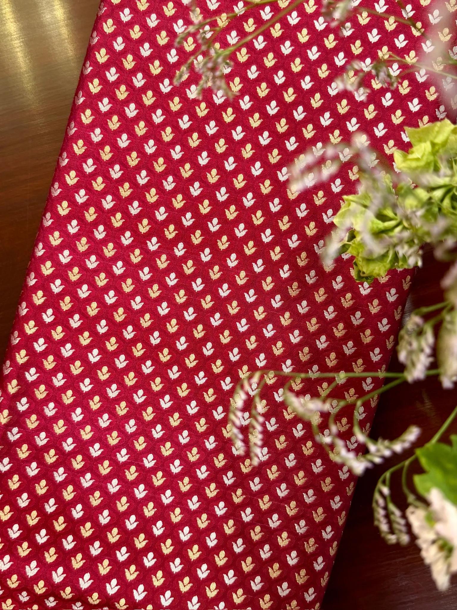 Katan Silk Boota Fabric