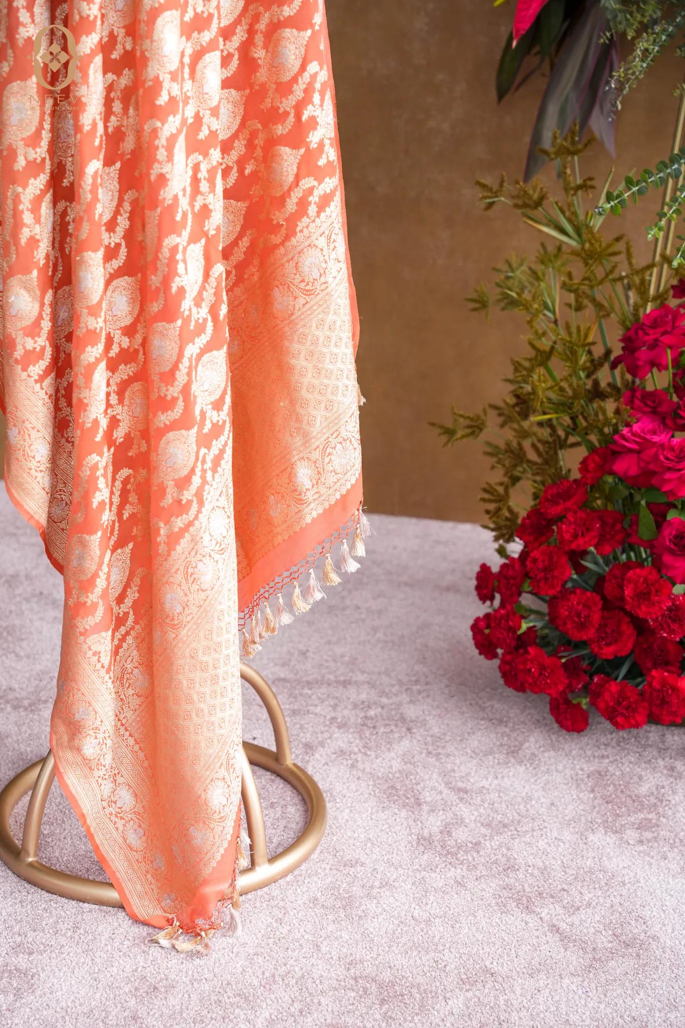 Georgette Khadwa Jaal Dupatta
