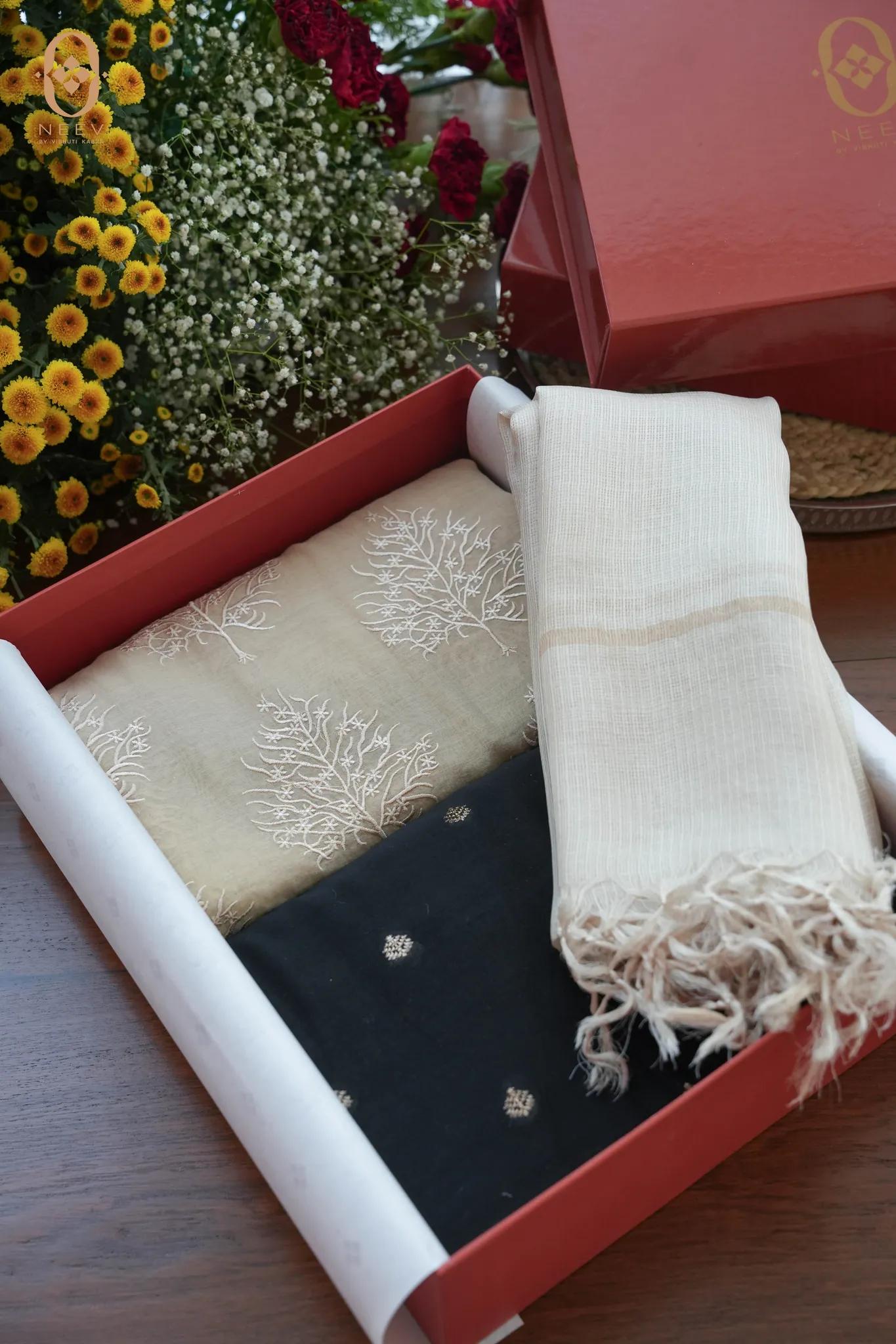 Chanderi Cotton Suit Set