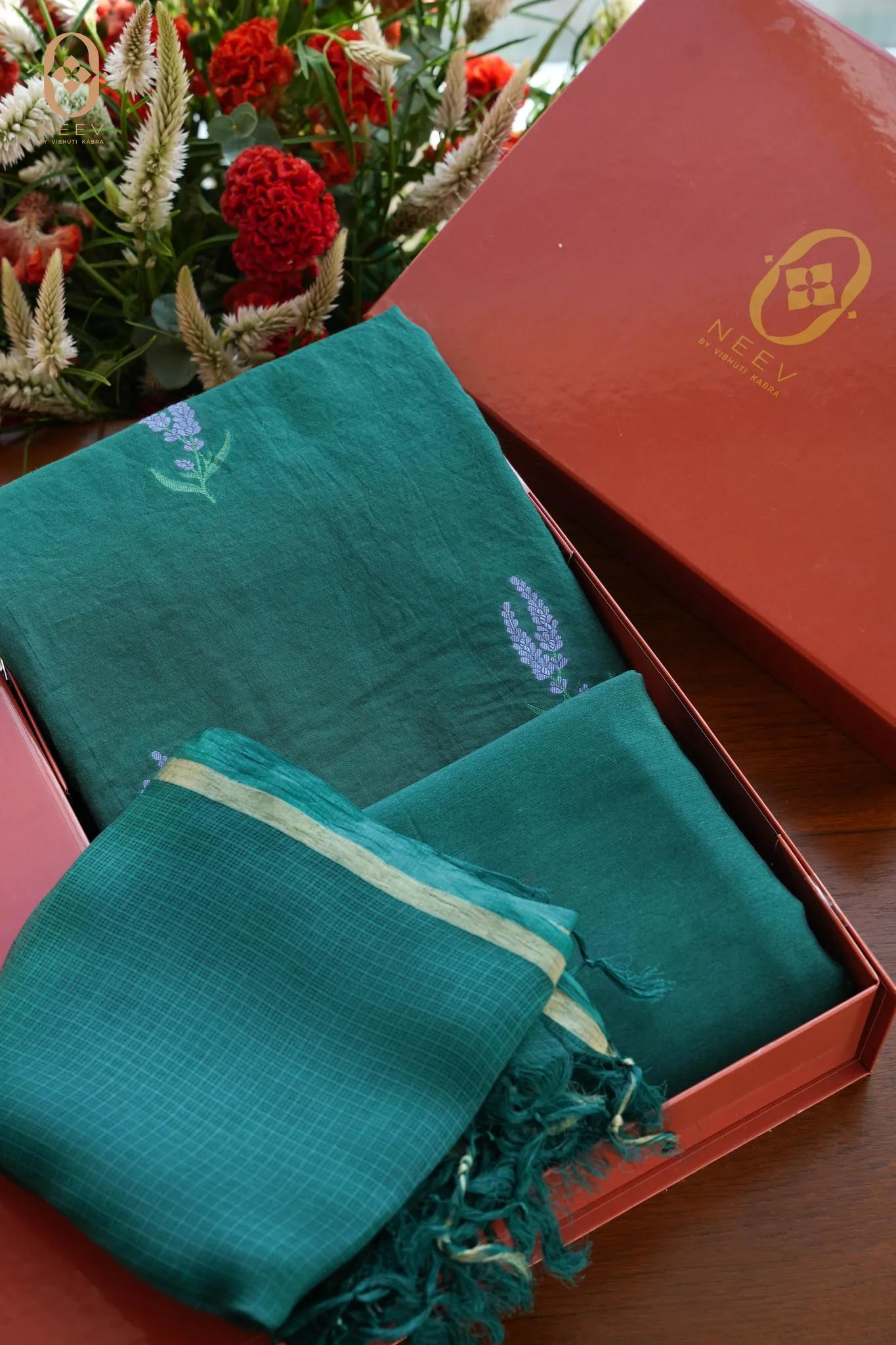Chanderi Suit Set