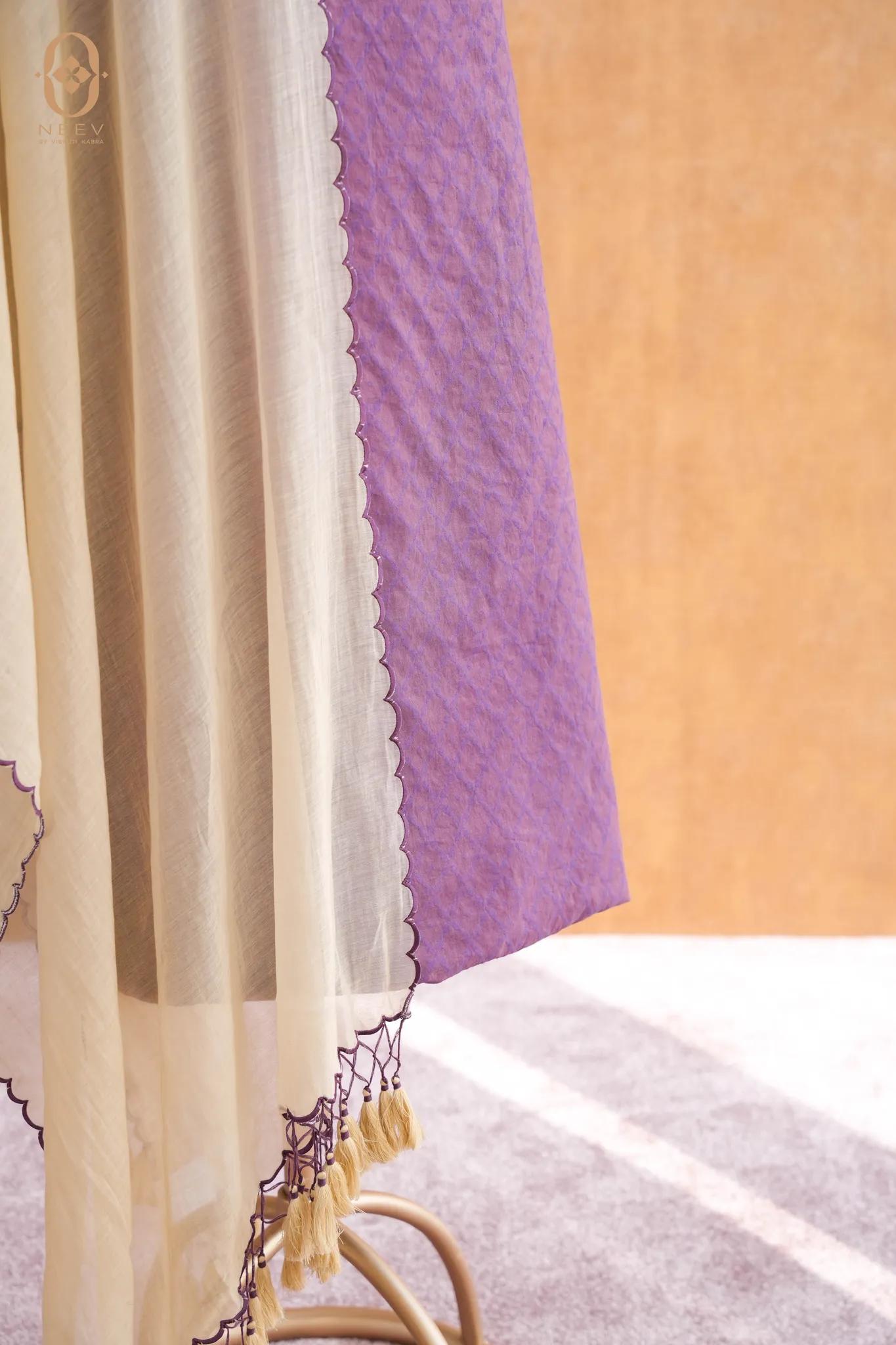 Chanderi Jacquard Suit Set