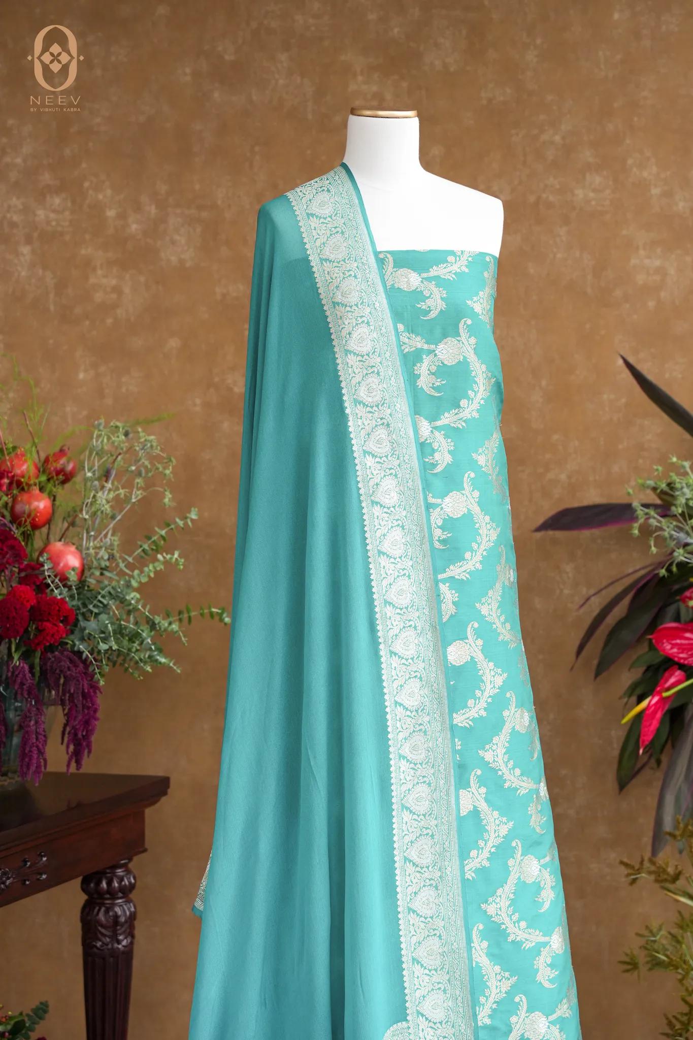 Premium Katan Silk Suit Set
