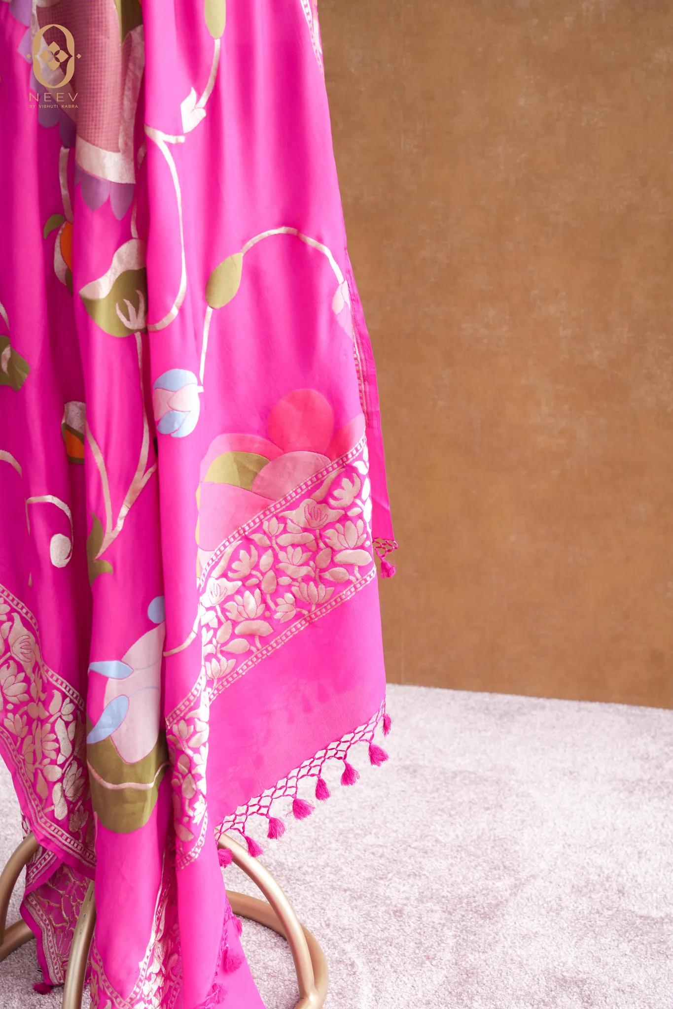 Georgette Multi Meenakari Dupatta