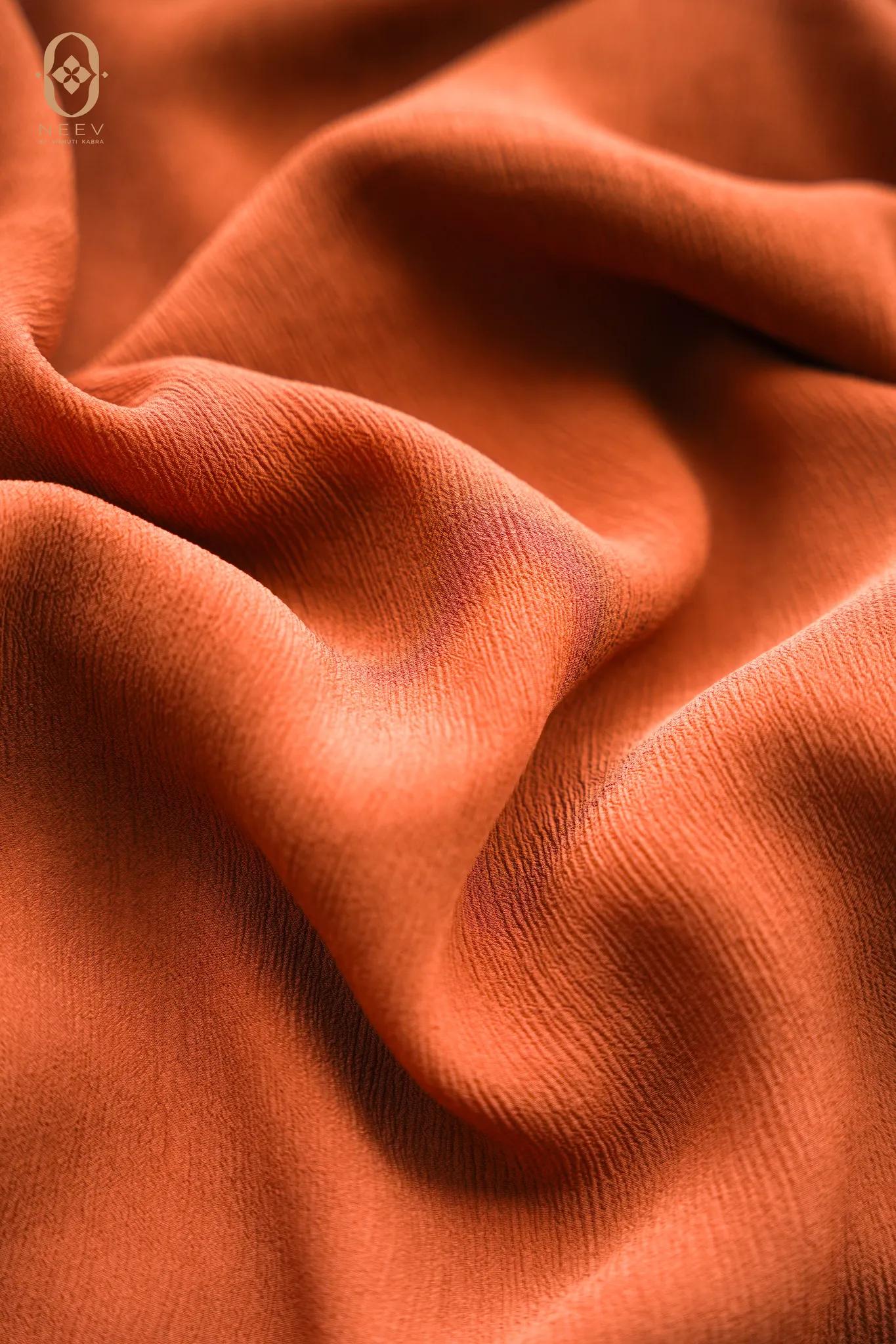 Terracota Textured Cotton