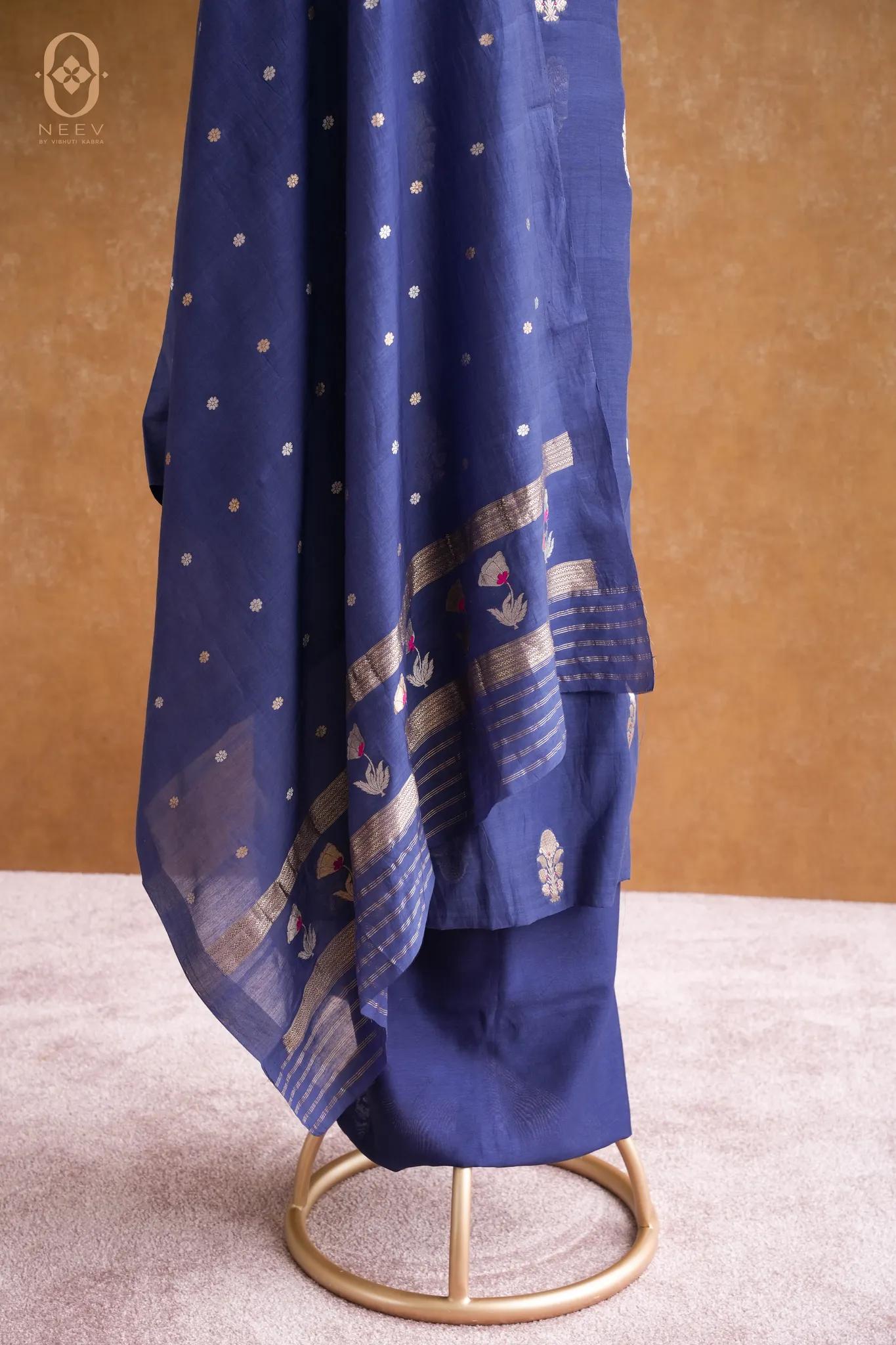 Mul Boota Meenakari Suit Set