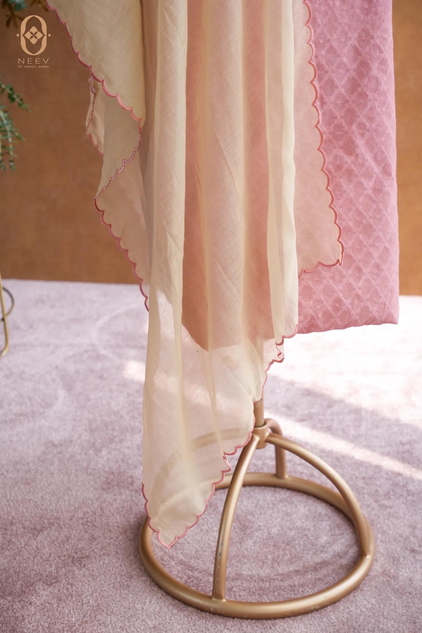 Chanderi Jacquard Suit Set