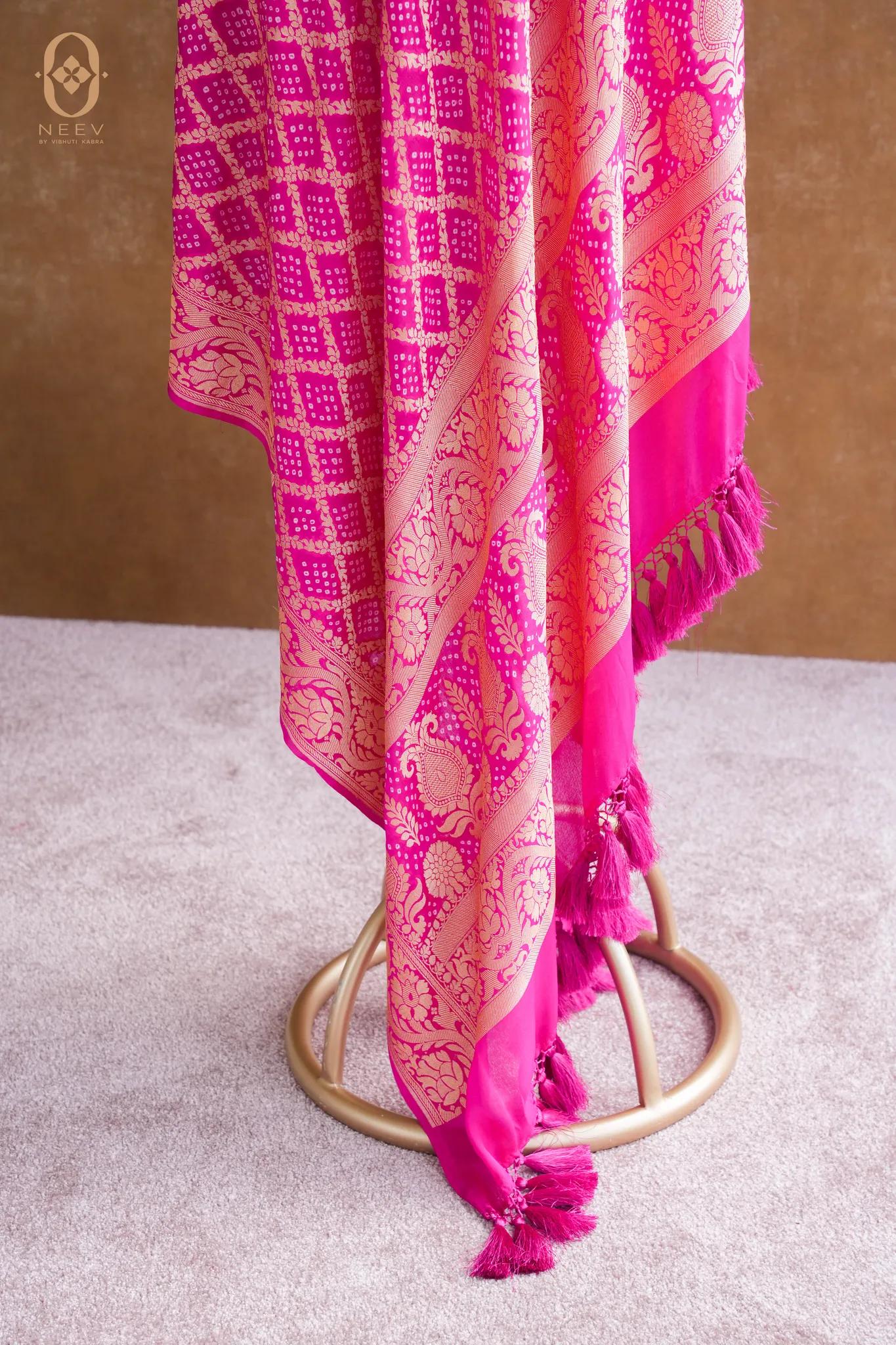 Georgette Bandhani Dupatta