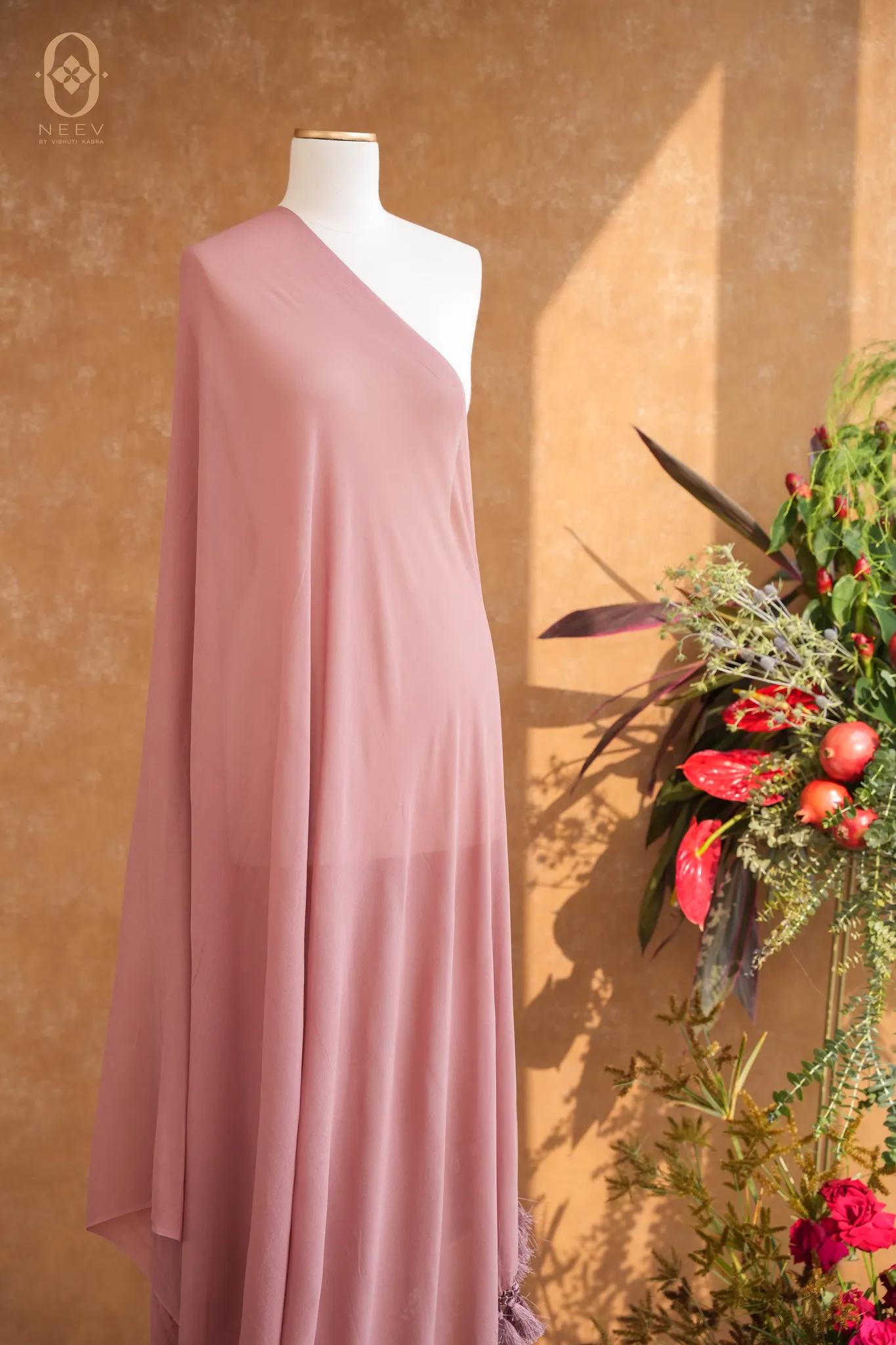 Georgette Tasseled Dupatta