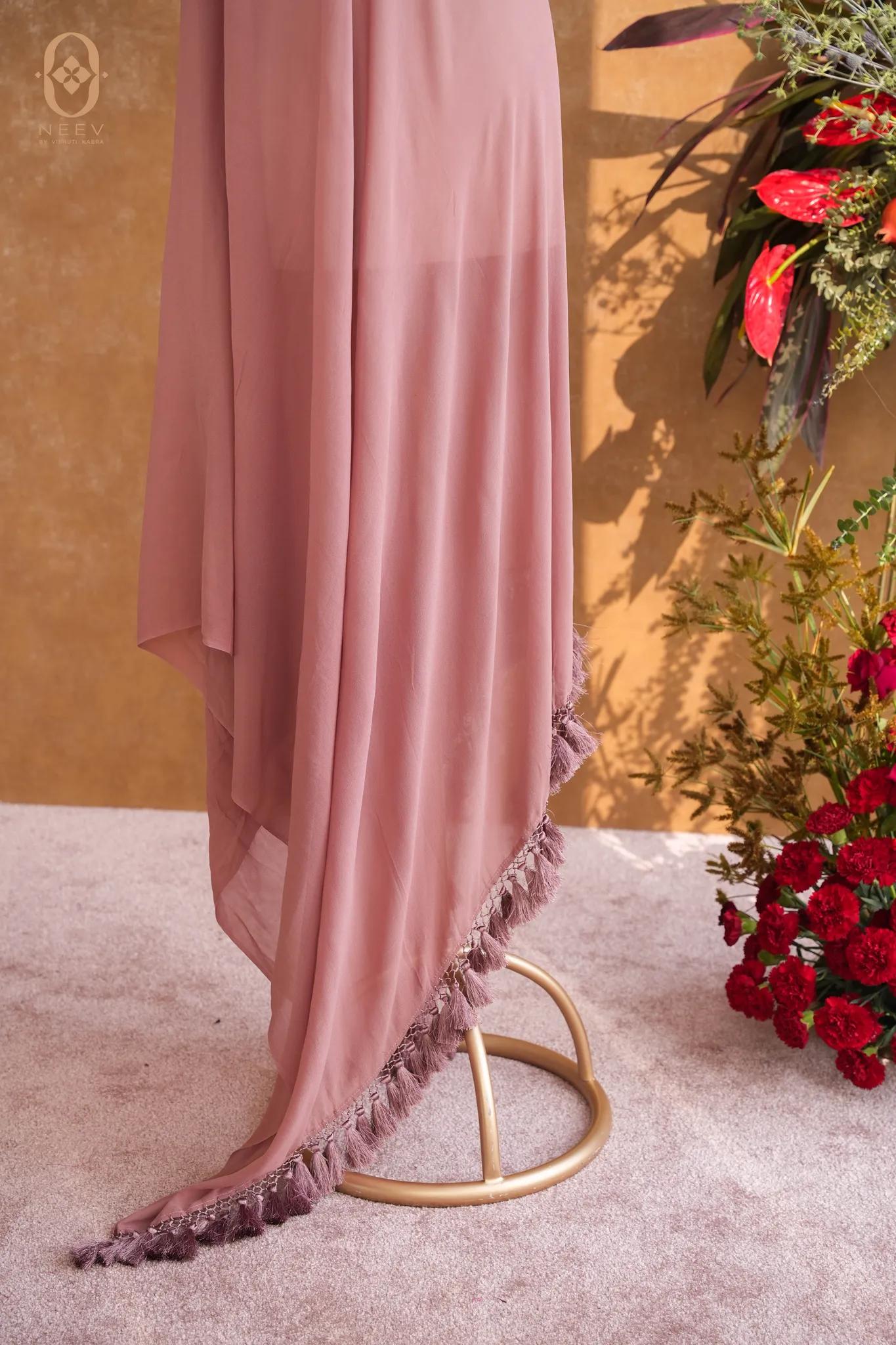 Georgette Tasseled Dupatta
