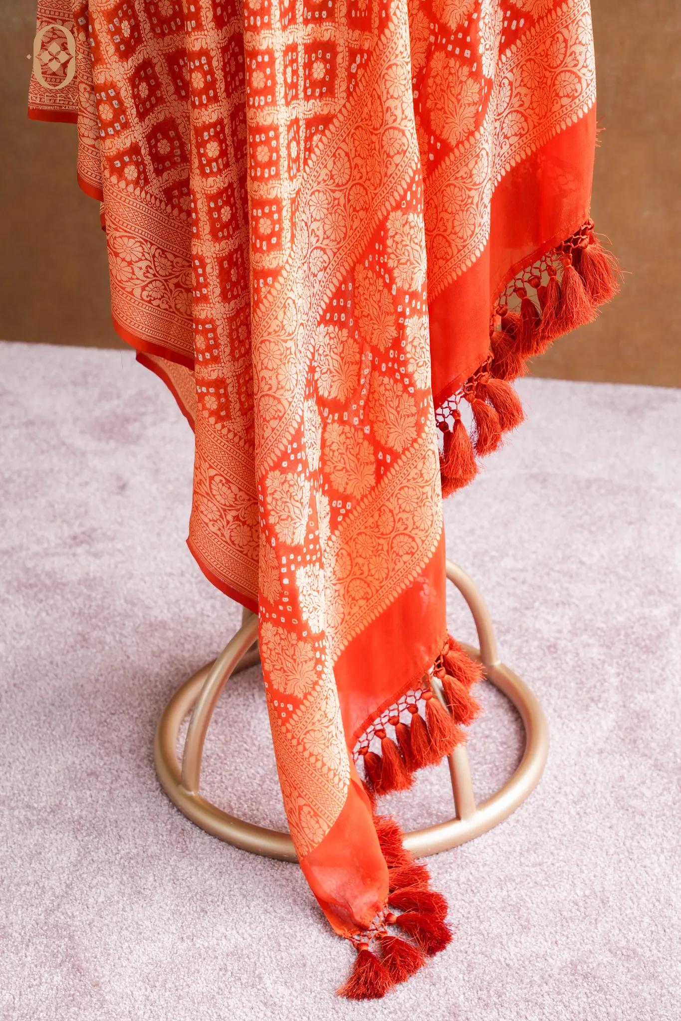 Georgette Bandhani Dupatta