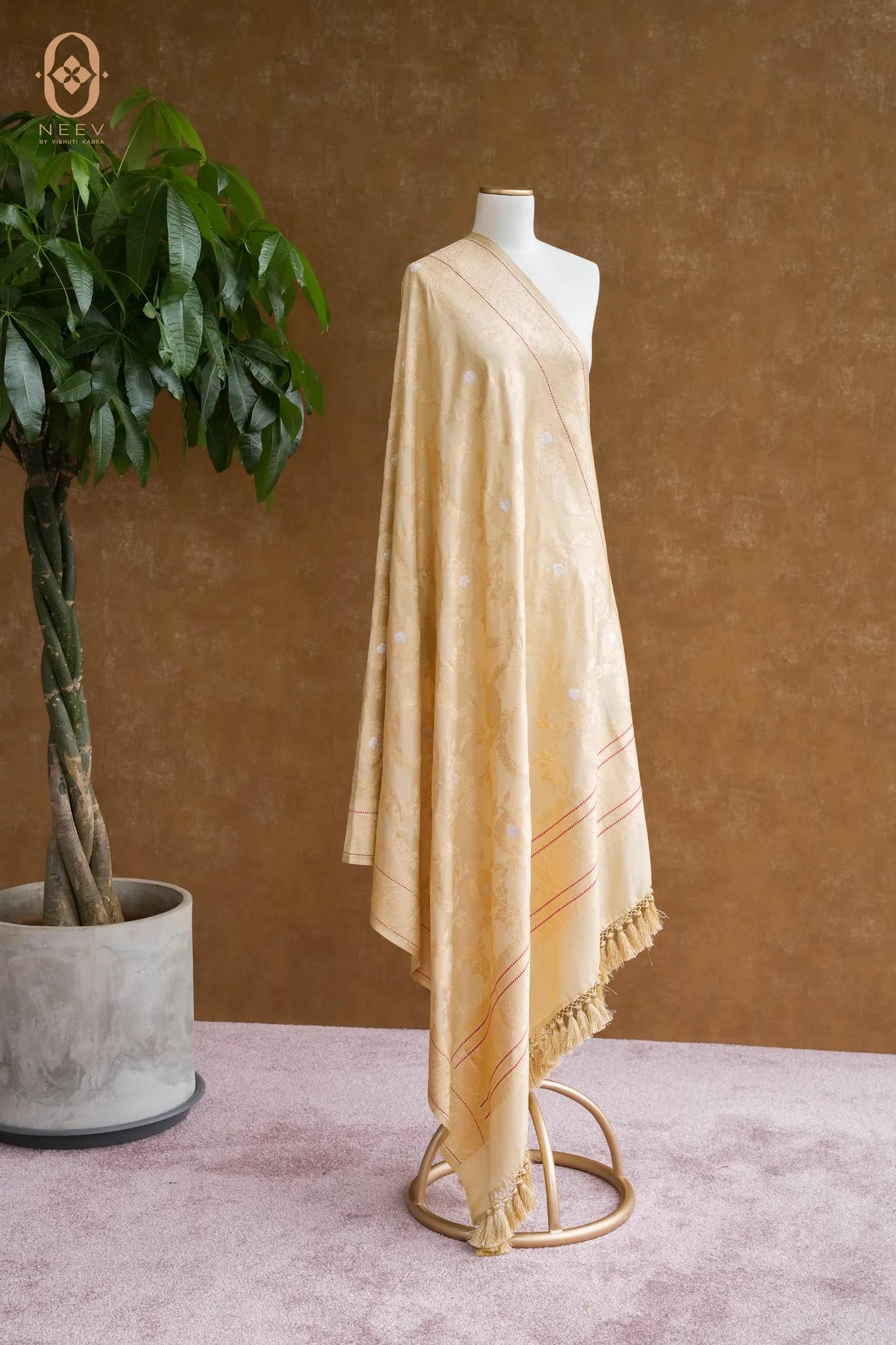Katan Silk Khadwa Jaal Dupatta