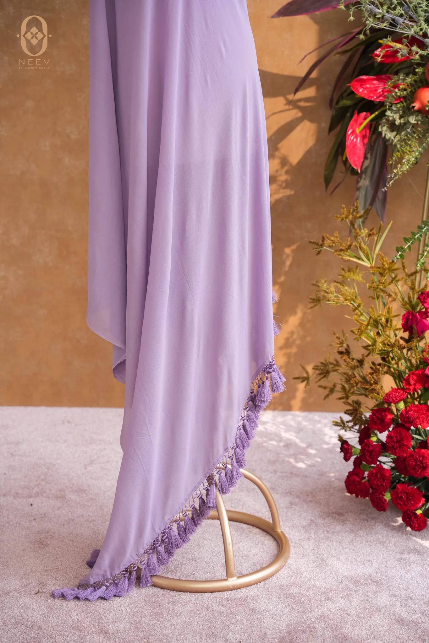 Georgette Tasseled Dupatta