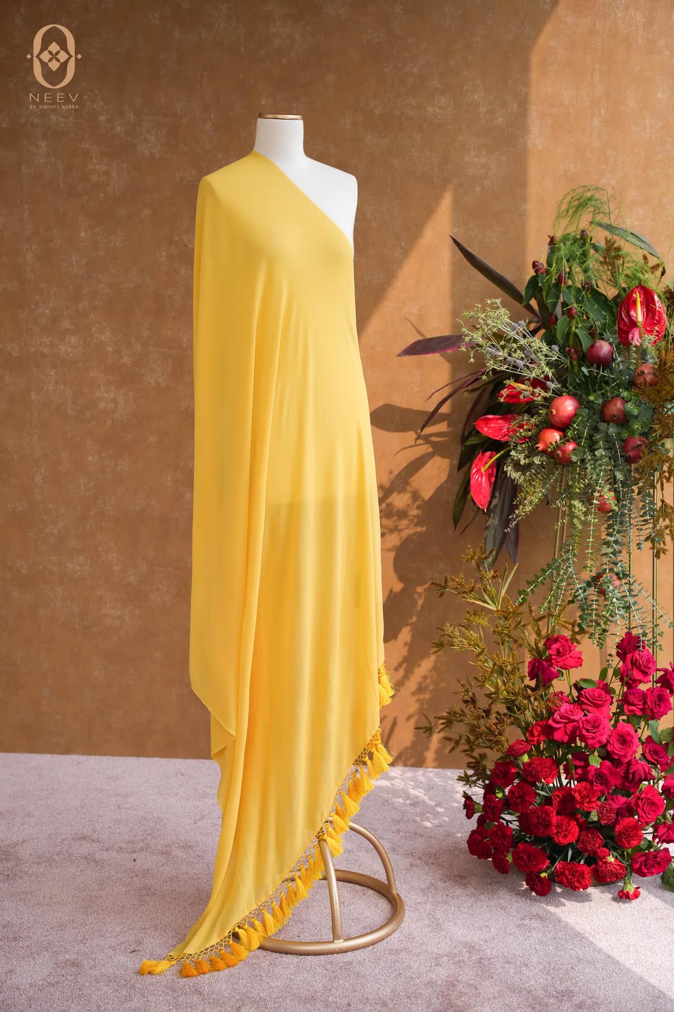 Georgette Tasseled Dupatta