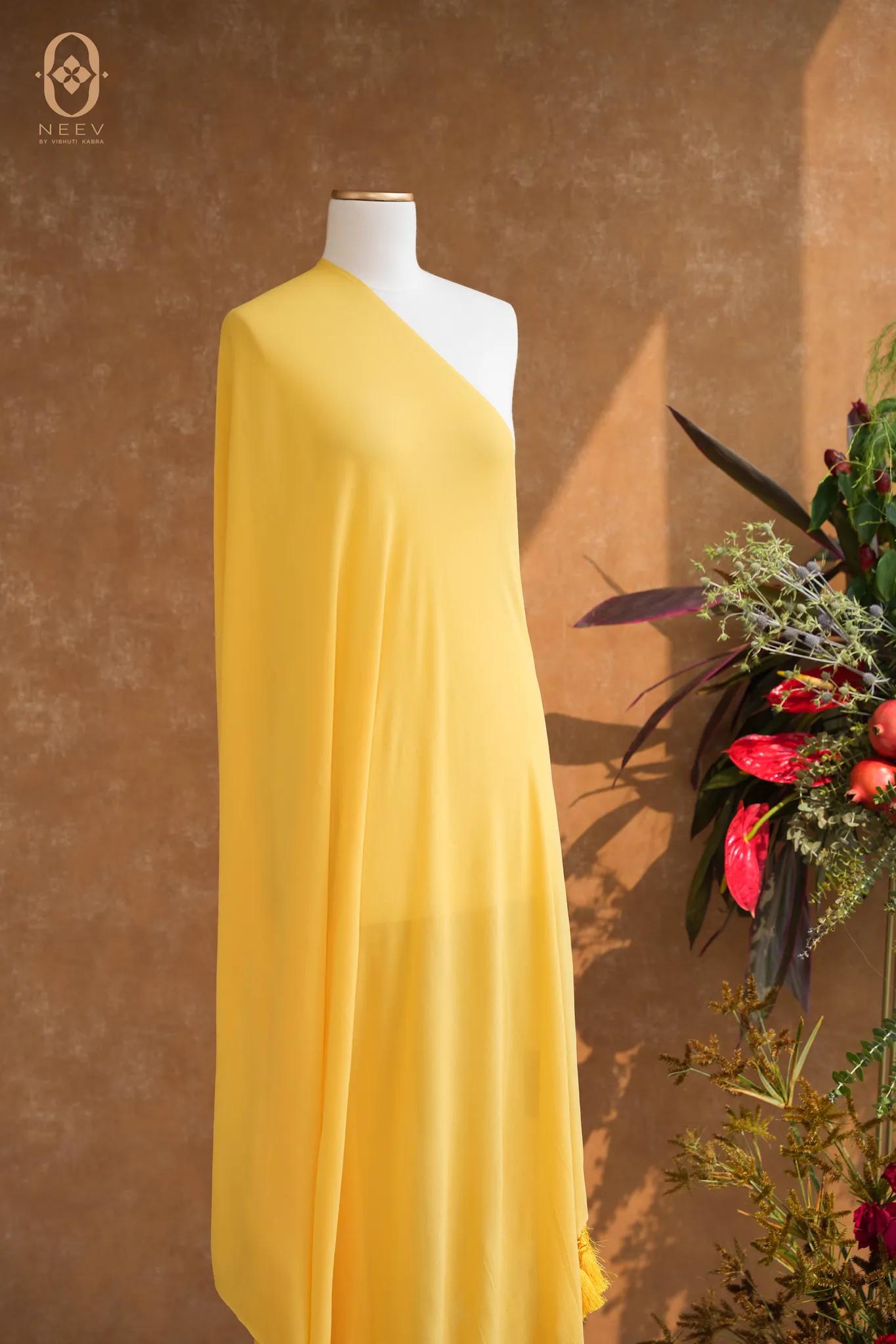 Georgette Tasseled Dupatta