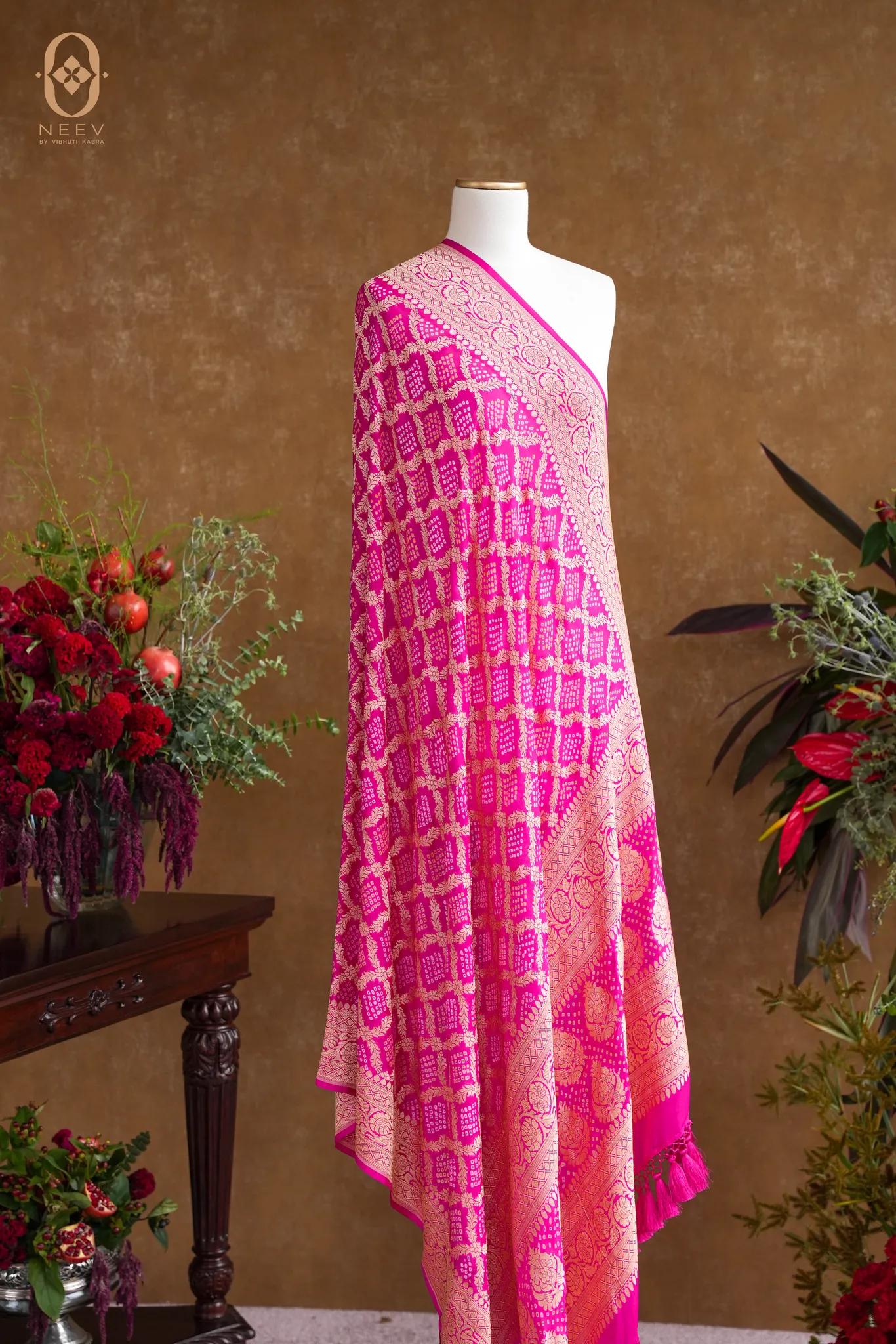 Georgette Bandhani Dupatta