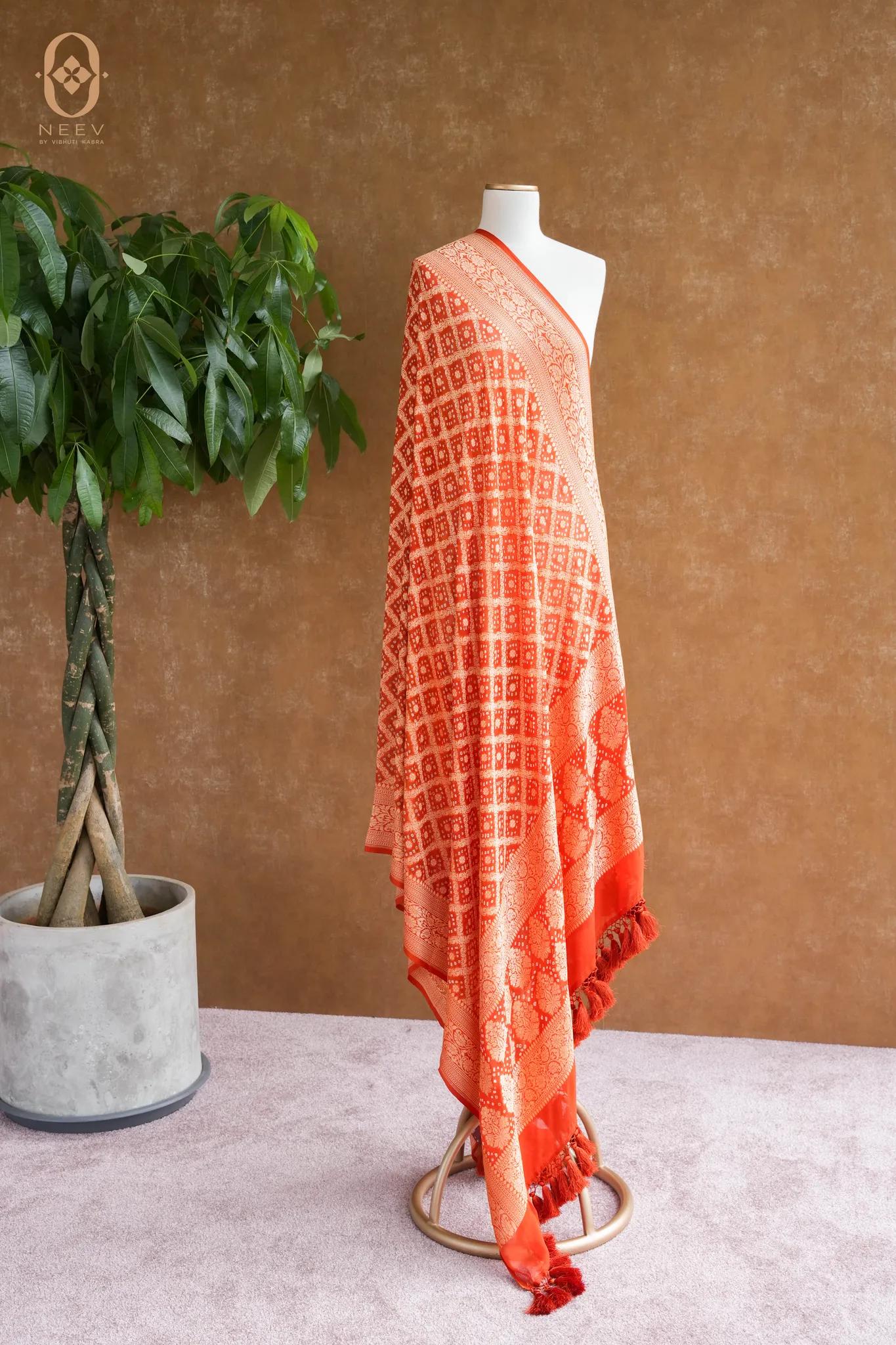 Georgette Bandhani Dupatta