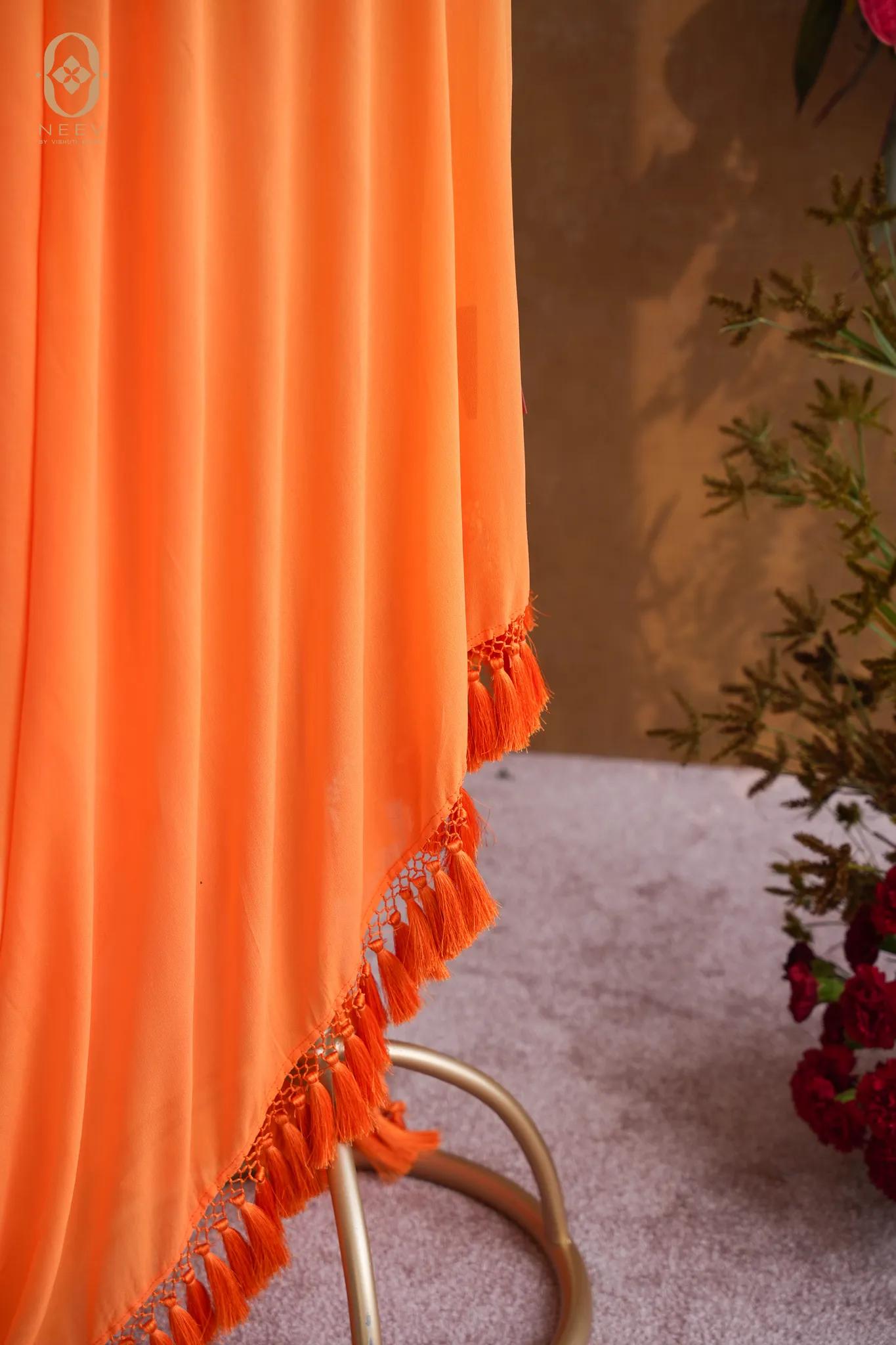 Georgette Tasseled Dupatta