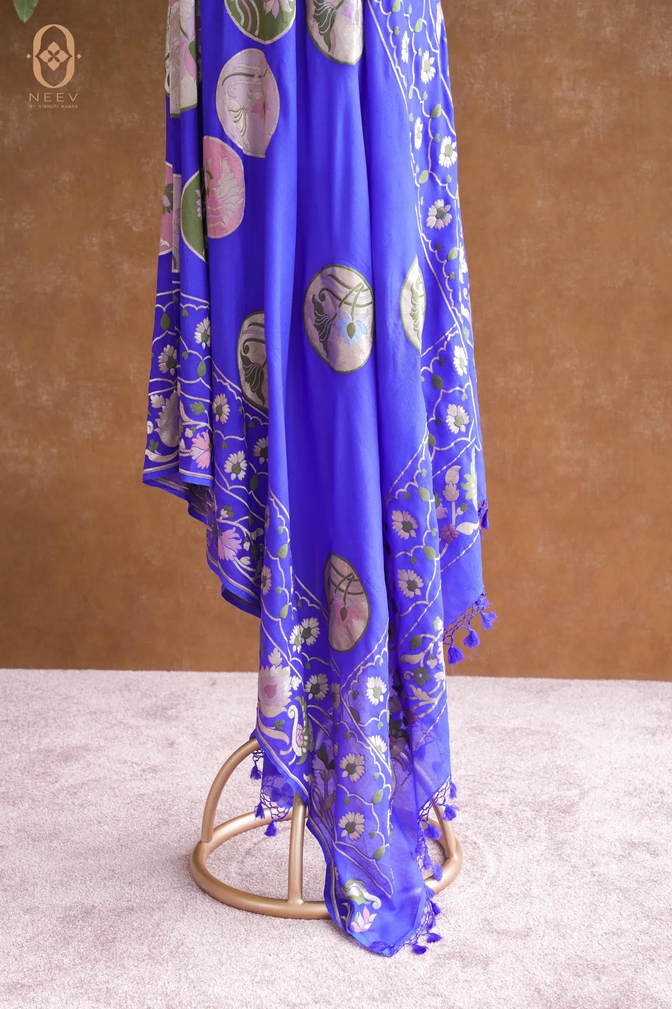 Georgette Multi Meenakari Dupatta