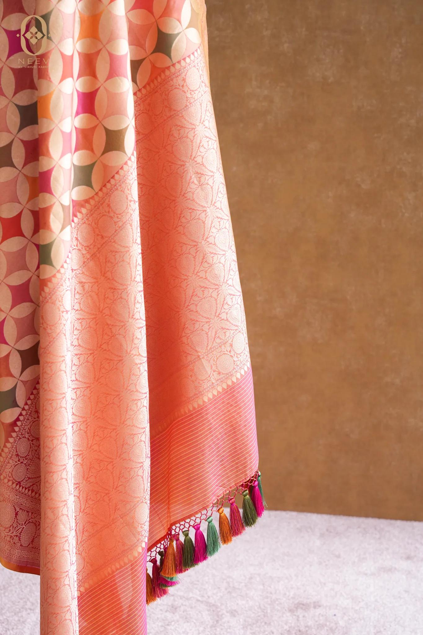 Katan Silk Multi Colour Dupatta