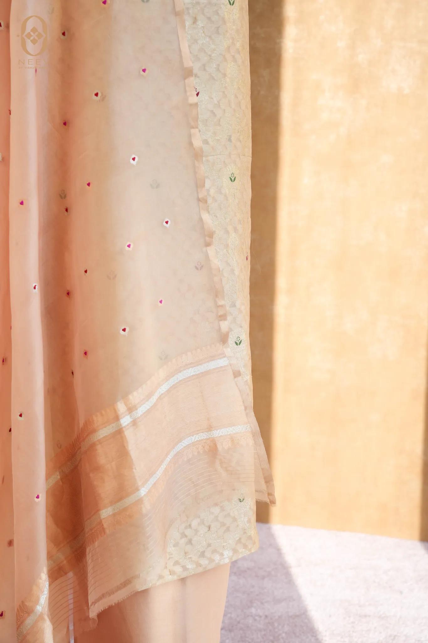 Chinia Silk Meenakari Suit Set