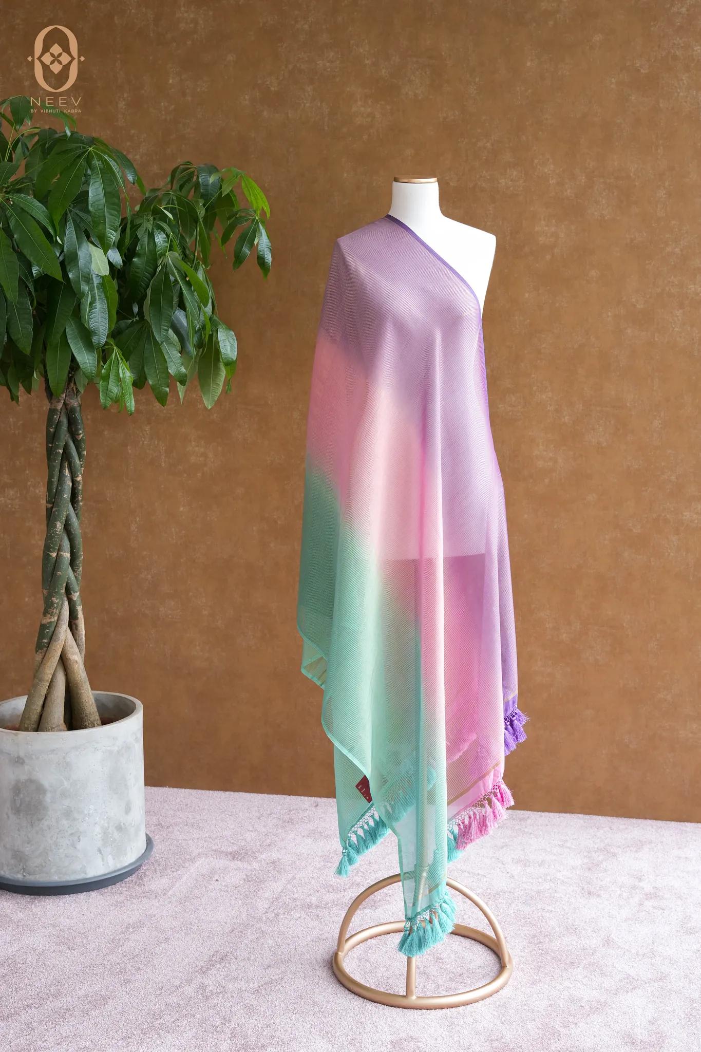 Kora Silk Ombre Dupatta