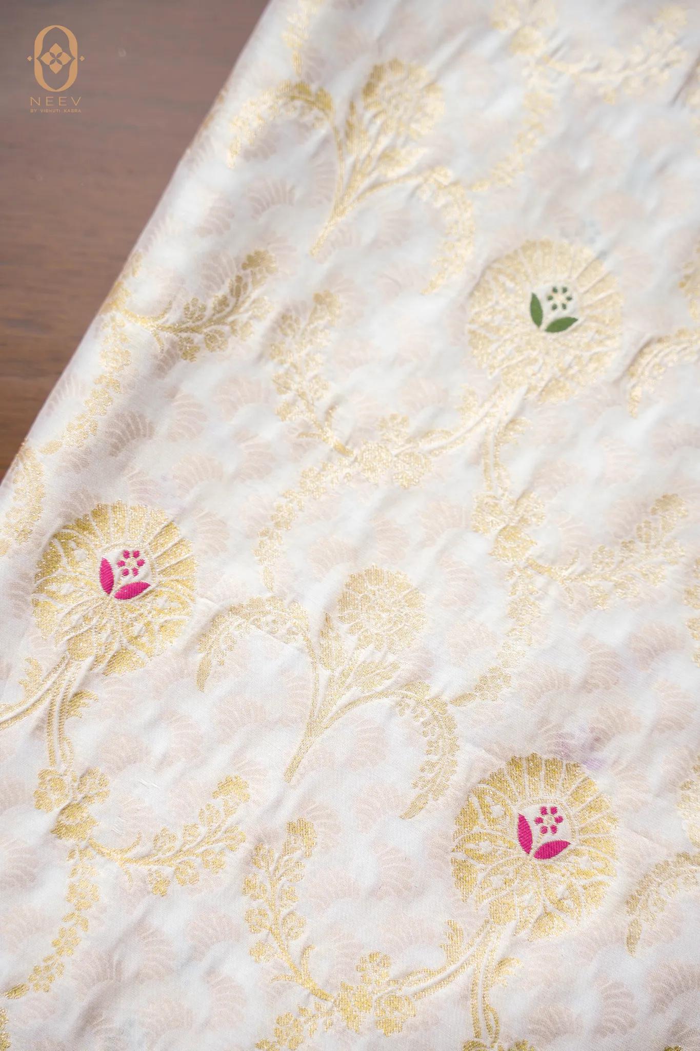 Chinia Silk Meenakari Fabric