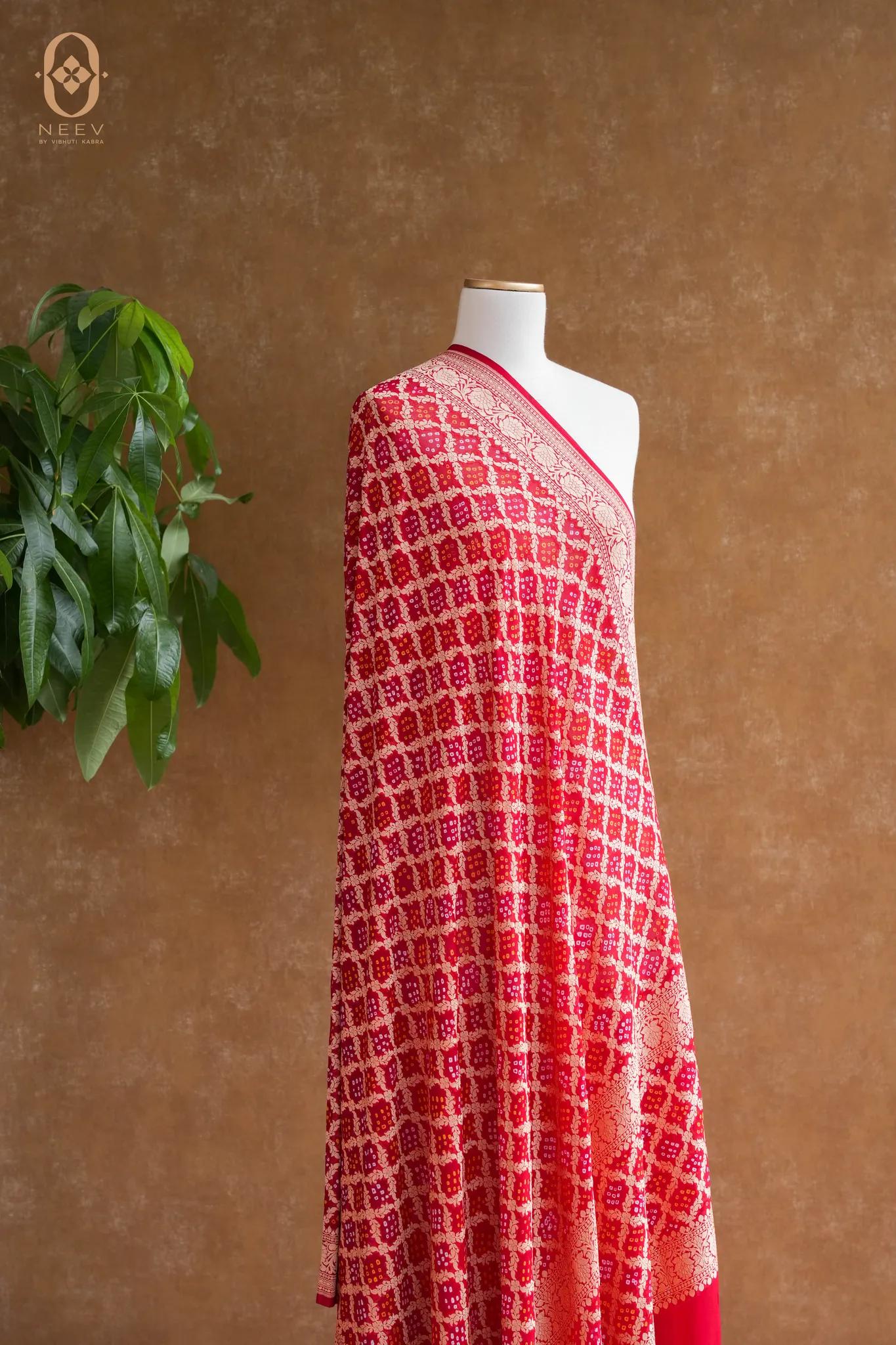 Georgette Bandhani Dupatta