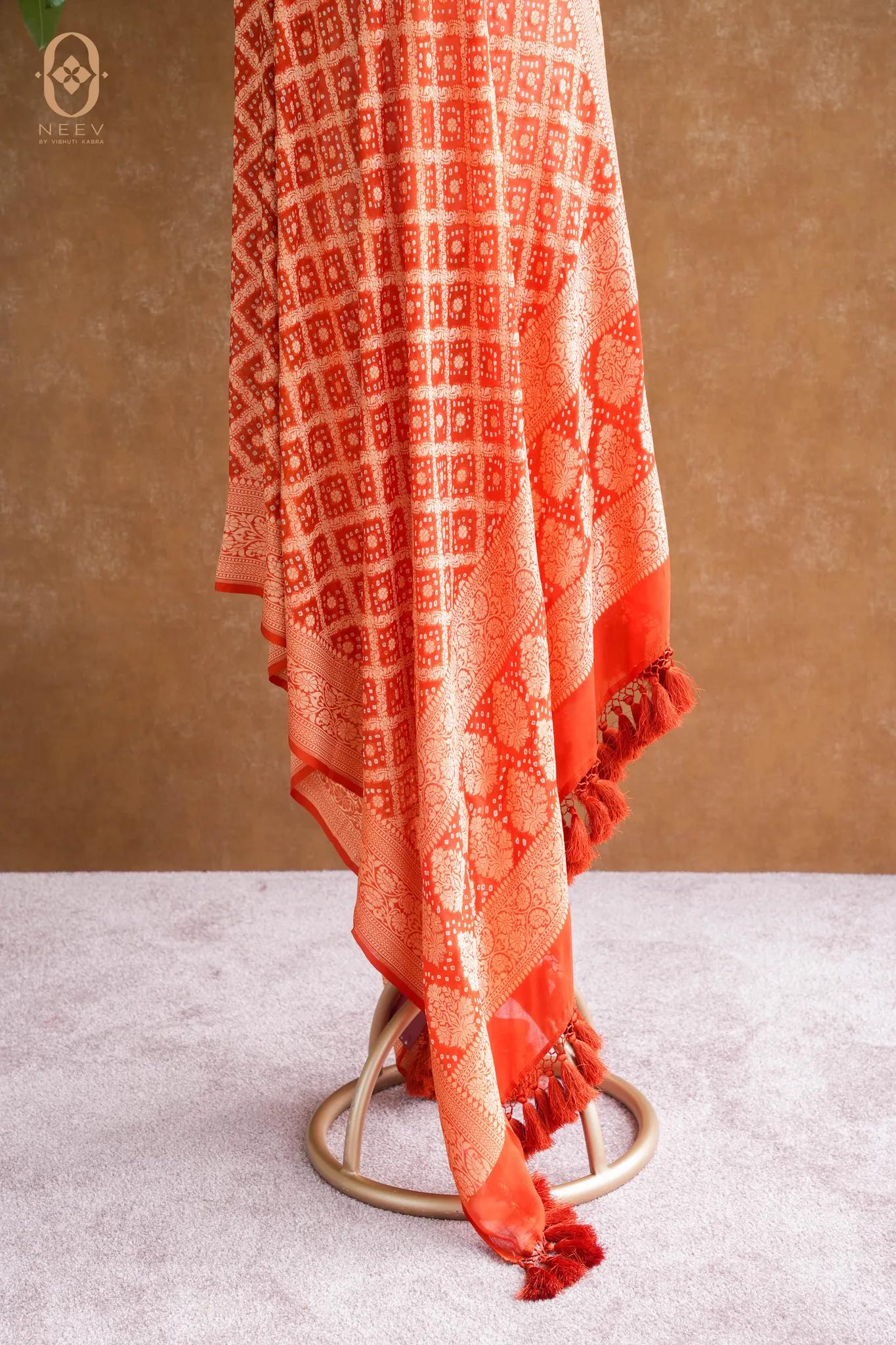 Georgette Bandhani Dupatta