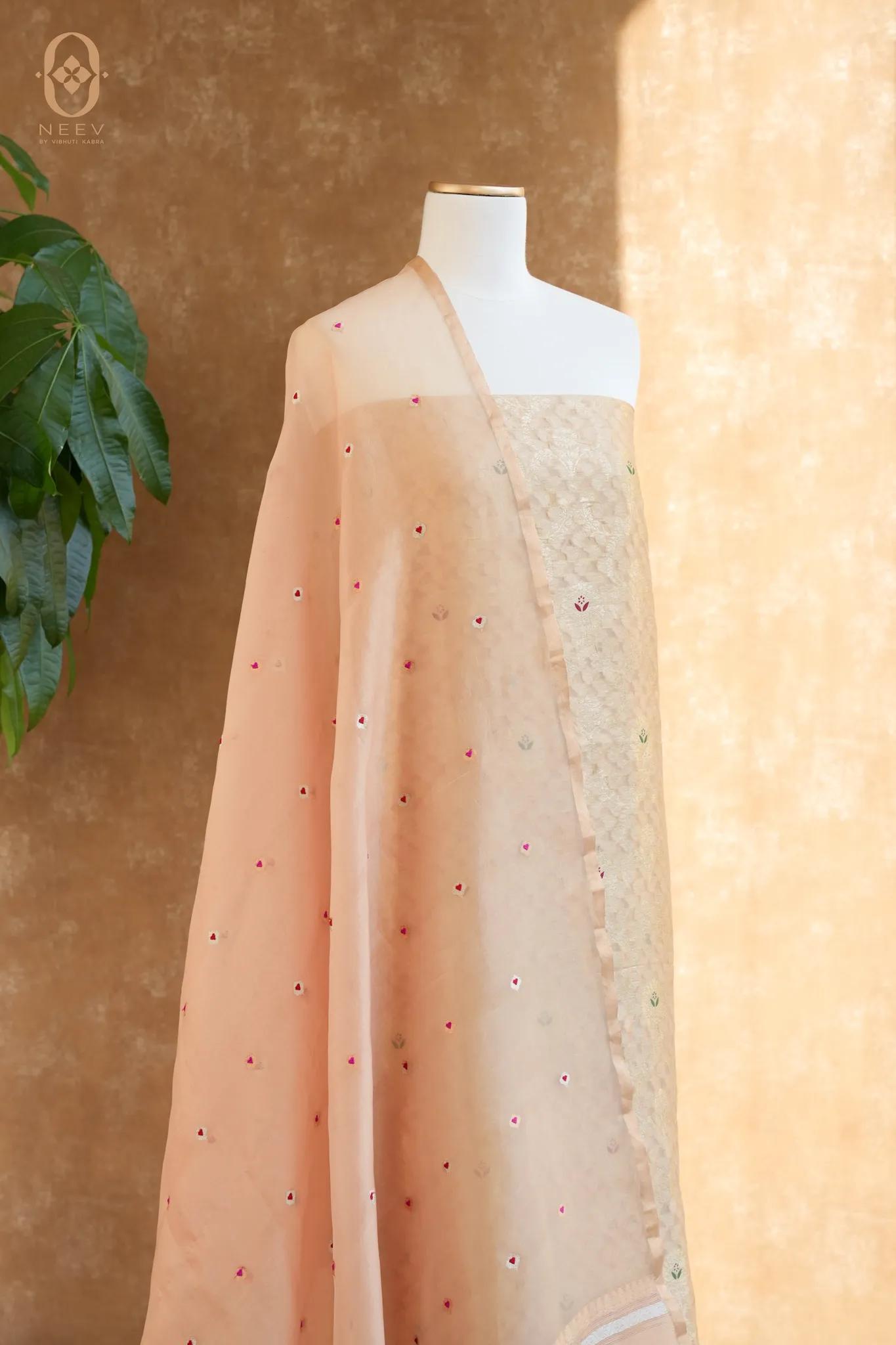 Chinia Silk Meenakari Suit Set