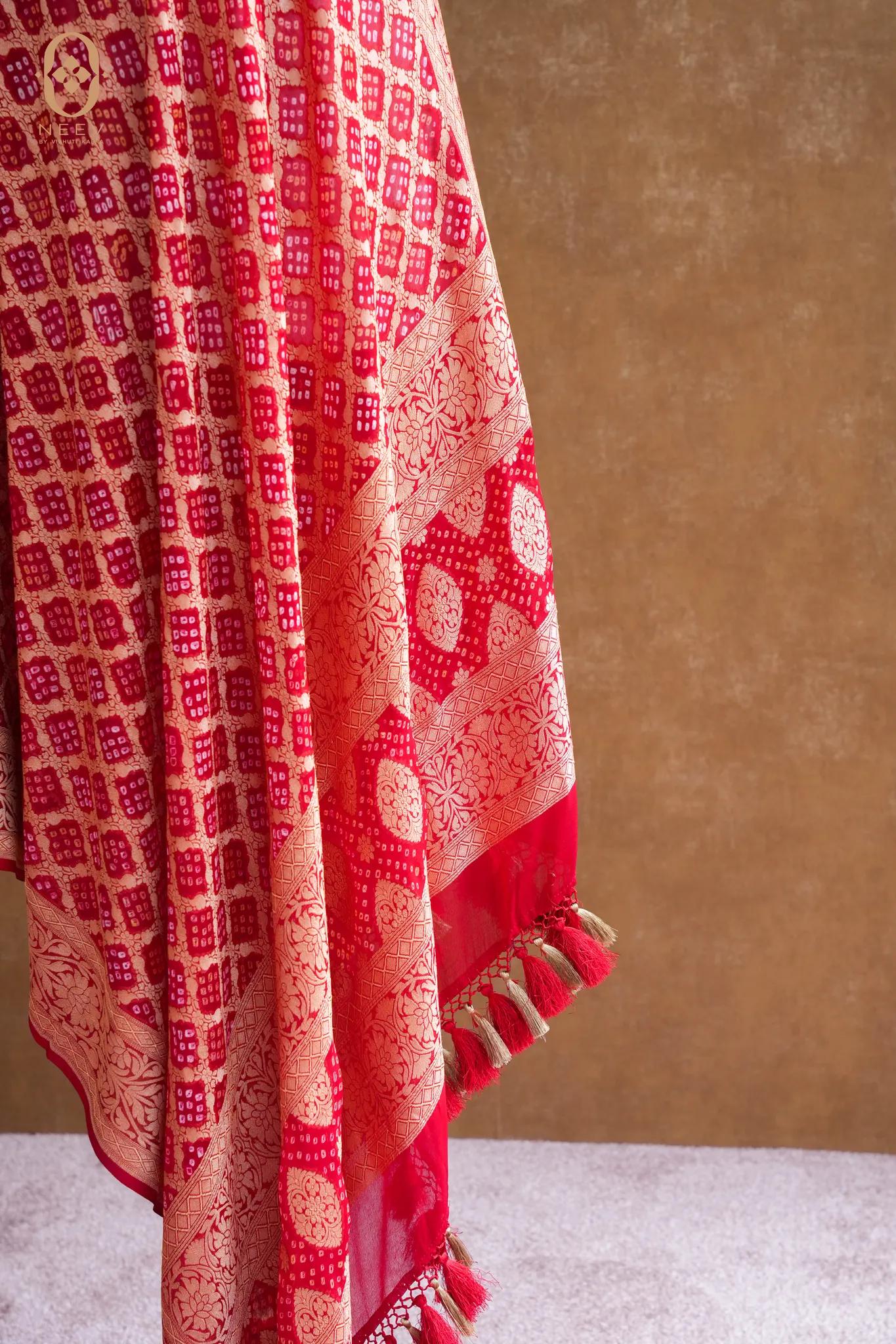 Georgette Bandhani Dupatta
