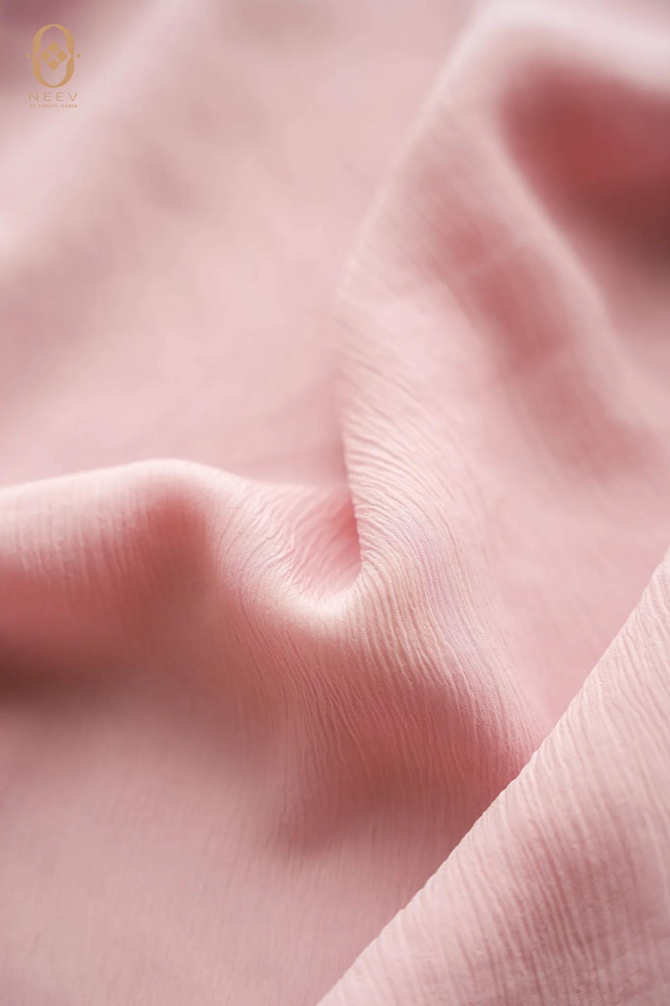 Cherry Blossom Textured Cotton